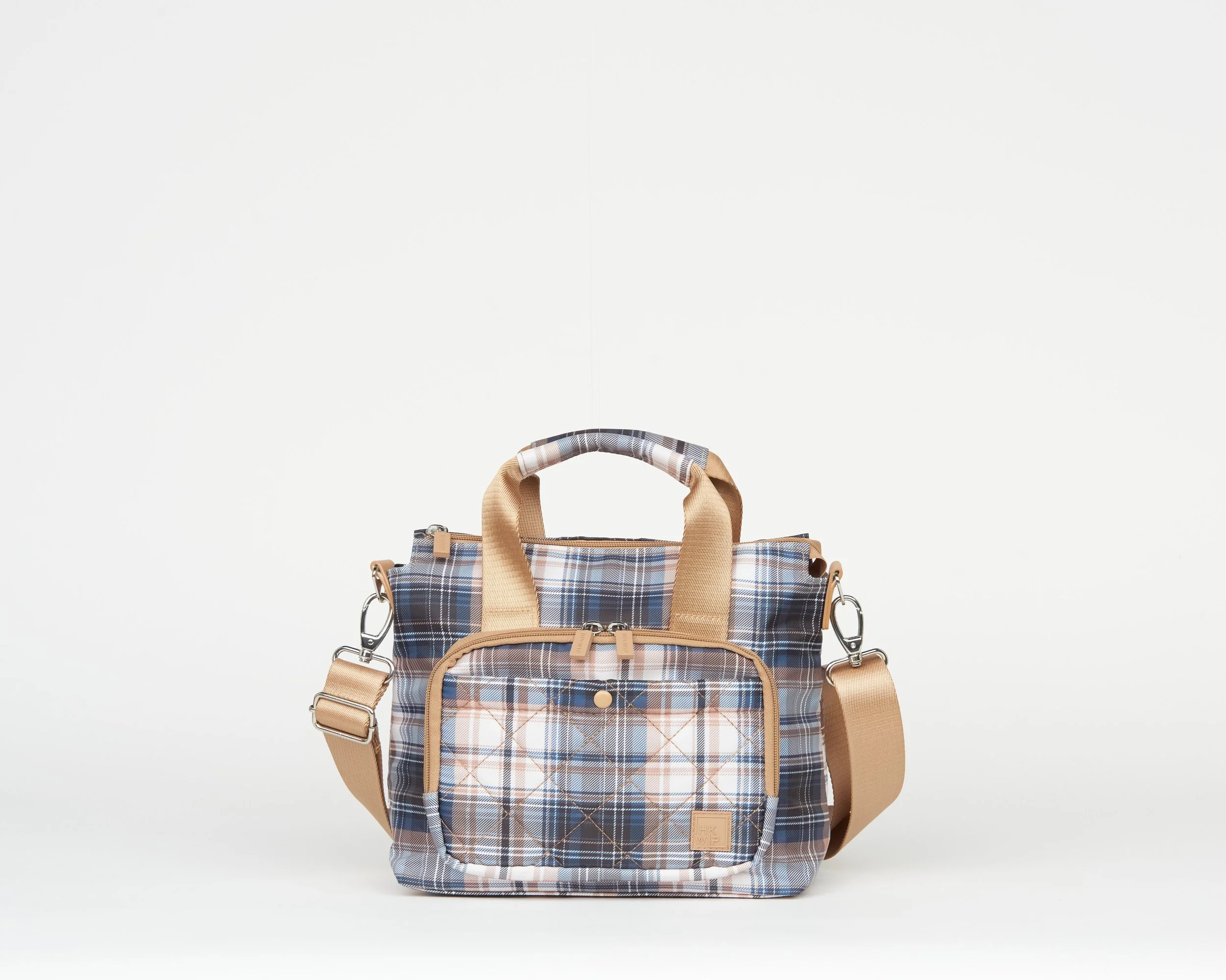 THE EXCELSIOR MINI TOTE WITH CROSSBODY STRAP - POSITIVELY PLAID