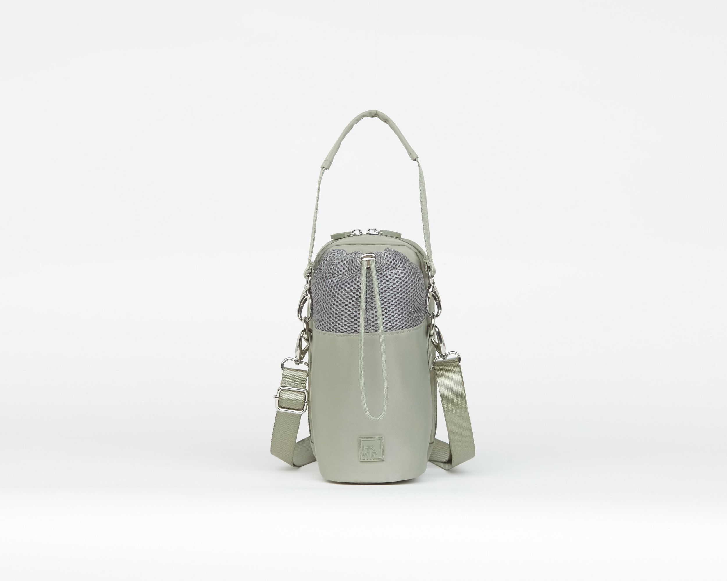 THE TAKE A SIP INSULATED WATER BOTTLE CROSSBODY 2.0 - ARMY SAGE