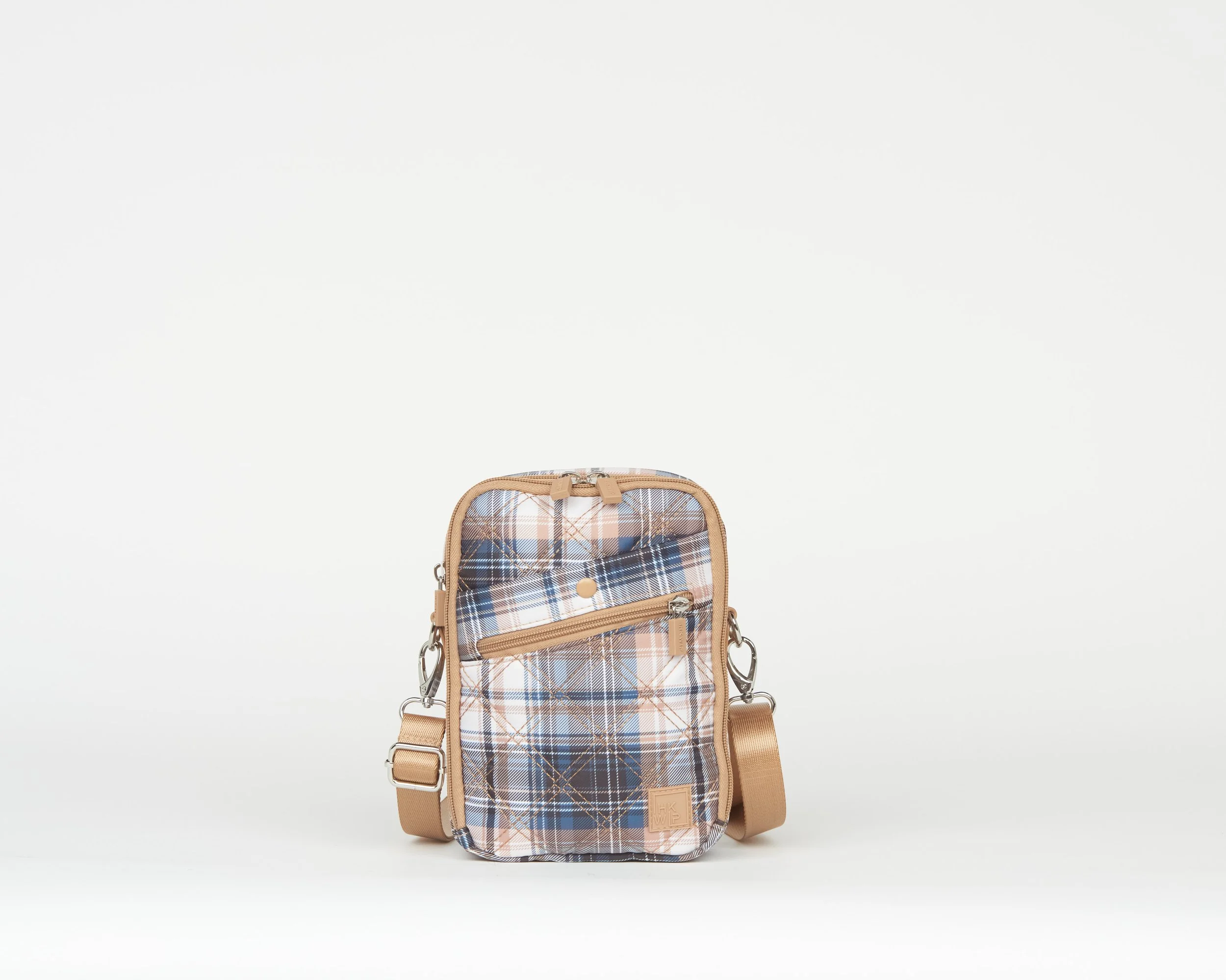 THE SIDEKICK QUILTED CROSSBODY - POSITIVELY PLAID