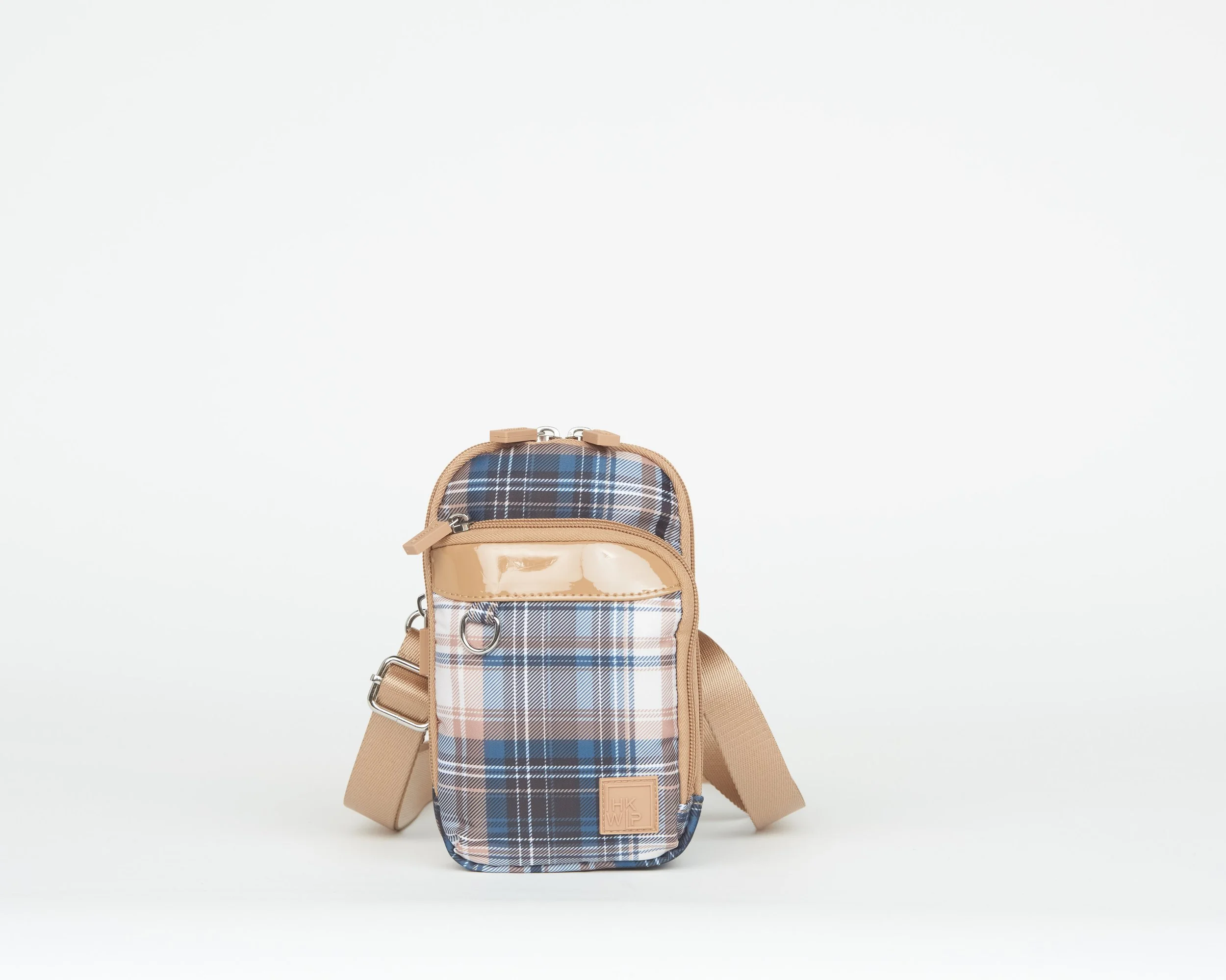 THE DAILY COMPANION RFID CROSSBODY - POSITIVELY PLAID