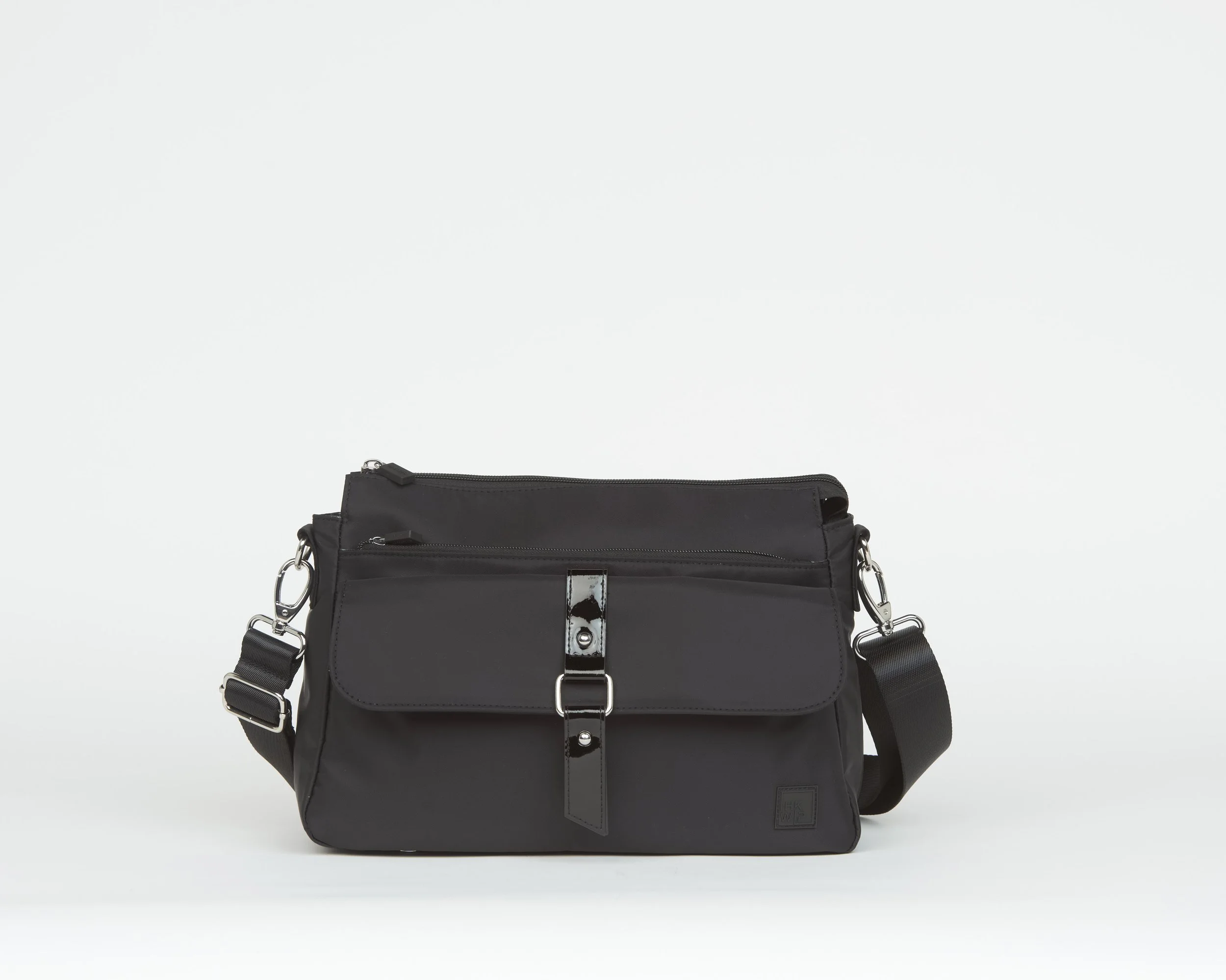 THE LUXE INTENTION E/W CROSSBODY BAG - BLACK
