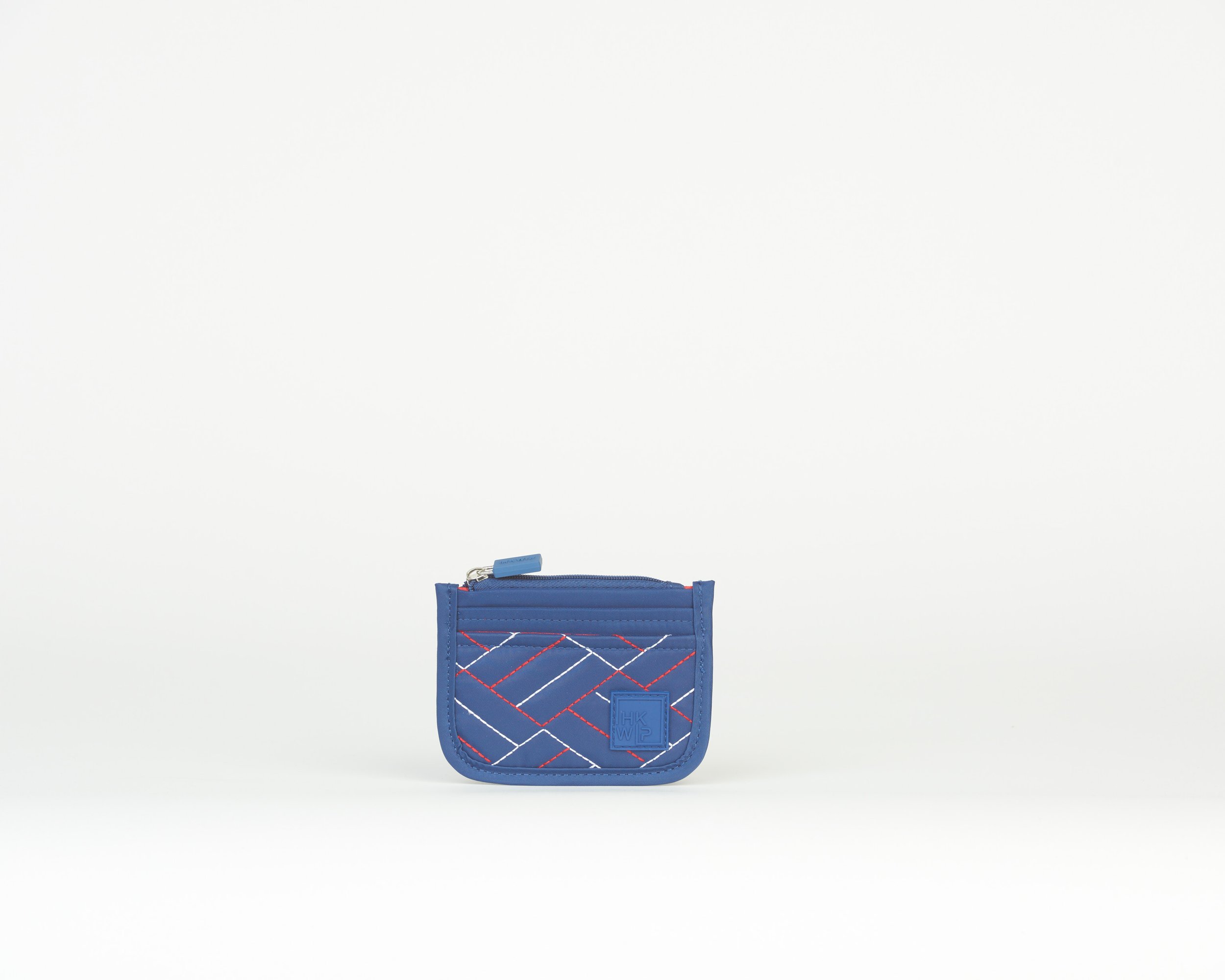 THE QUILTED RFID CARDHOLDER - PATRIOTIC NAVY