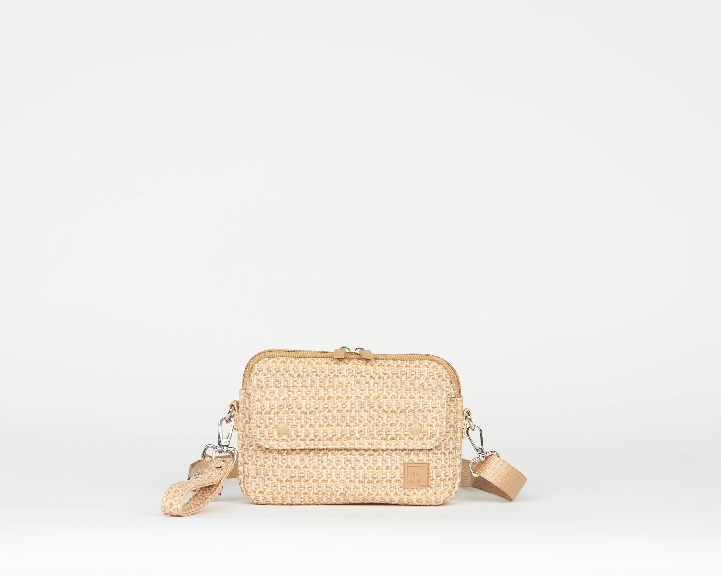 THE BFF WRISTLET CROSSBODY - RAFFIA