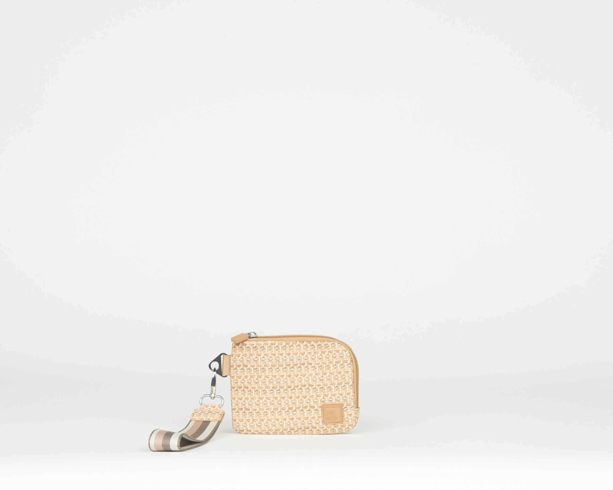 THE RFID EVERYDAY ESSENTIALS WRISTLET POUCH - RAFFIA