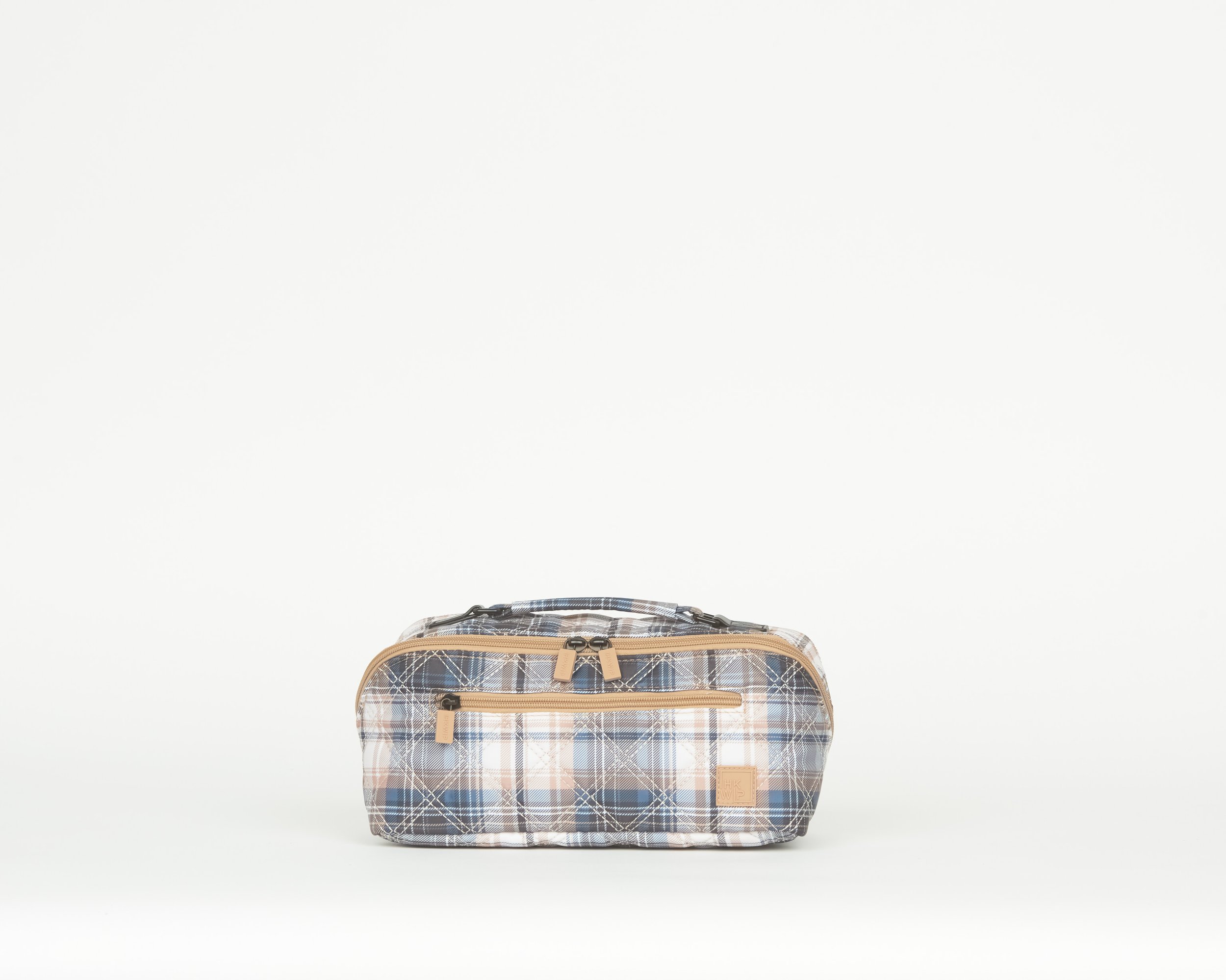 THE CARRY IT ALL COSMETIC CASE - POSITIVELY PLAID