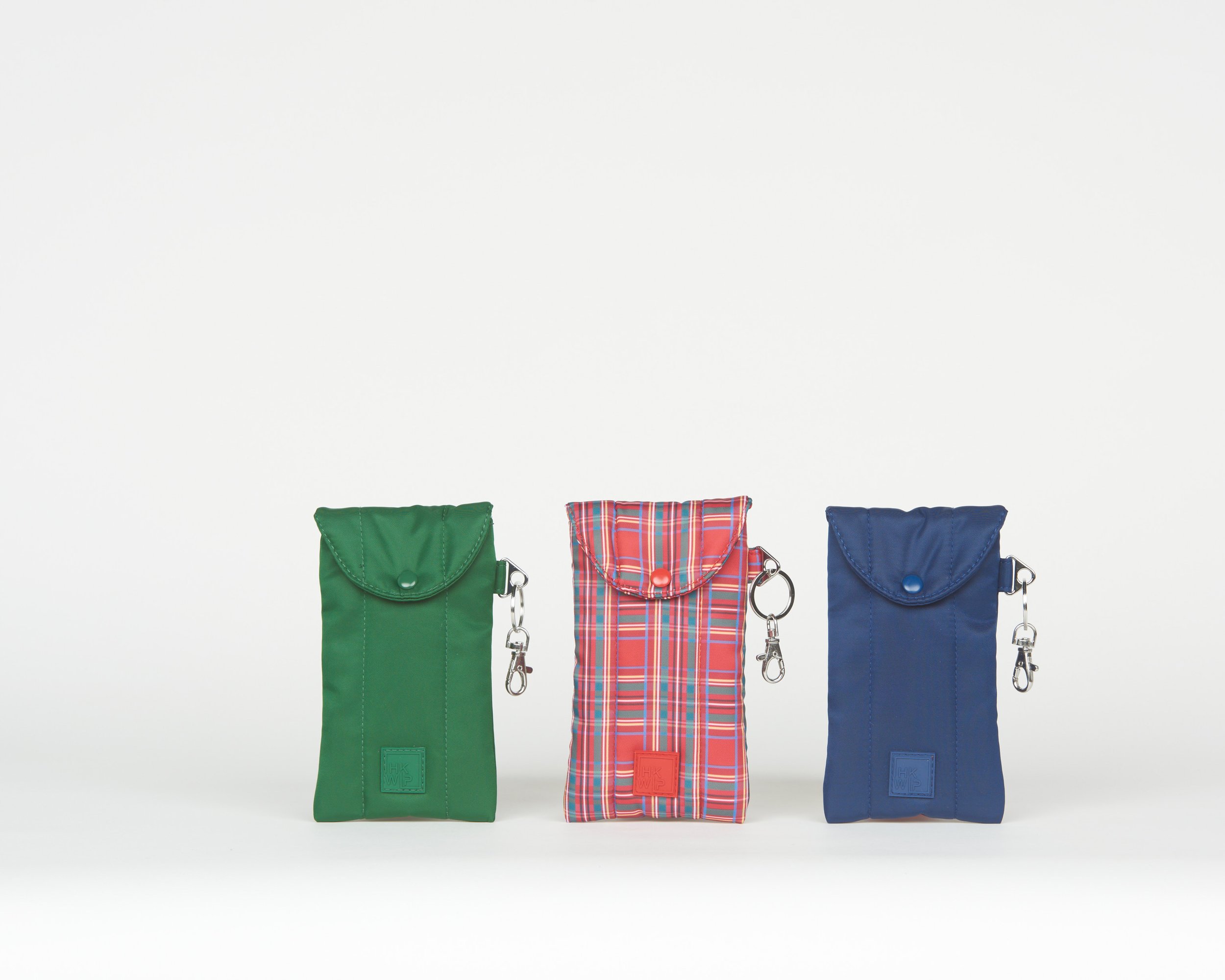 THE SET OF 3 SOFT LINED CLARITY GLASSES CASES - TARTAN COMBO