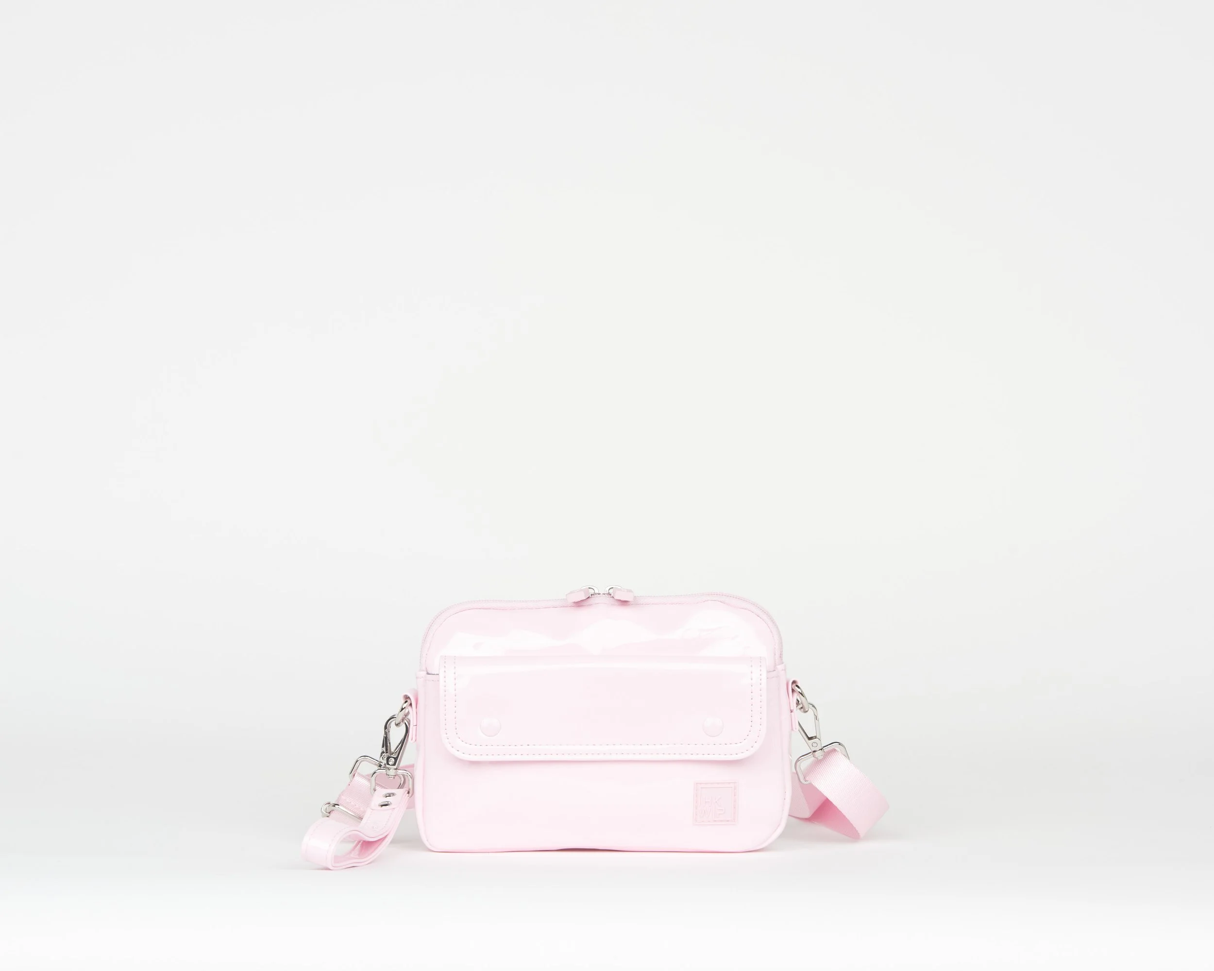 THE BFF WRISTLET CROSSBODY - PATENT PINK