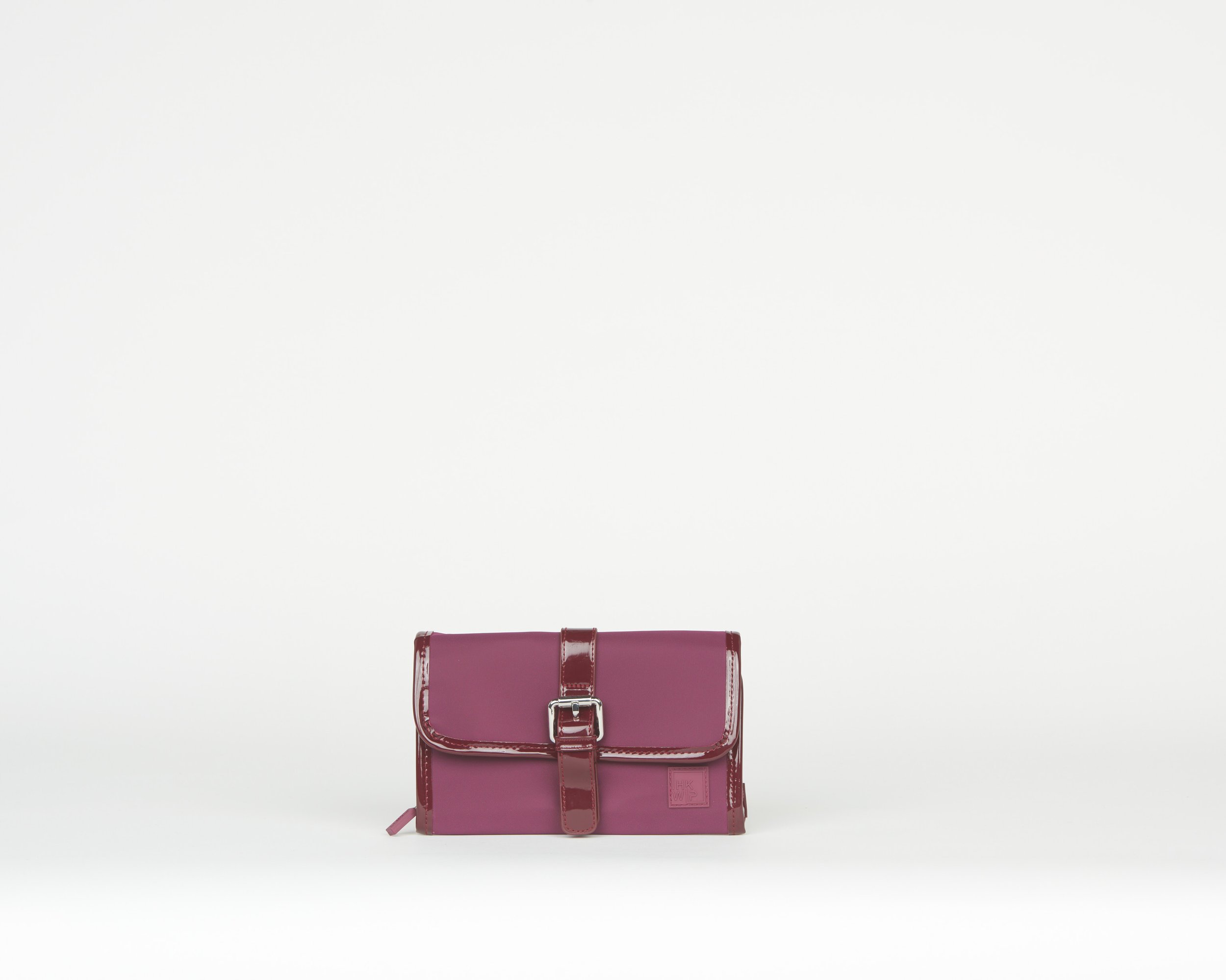 THE BUCKLE UP RFID WALLET - MERLOT RED