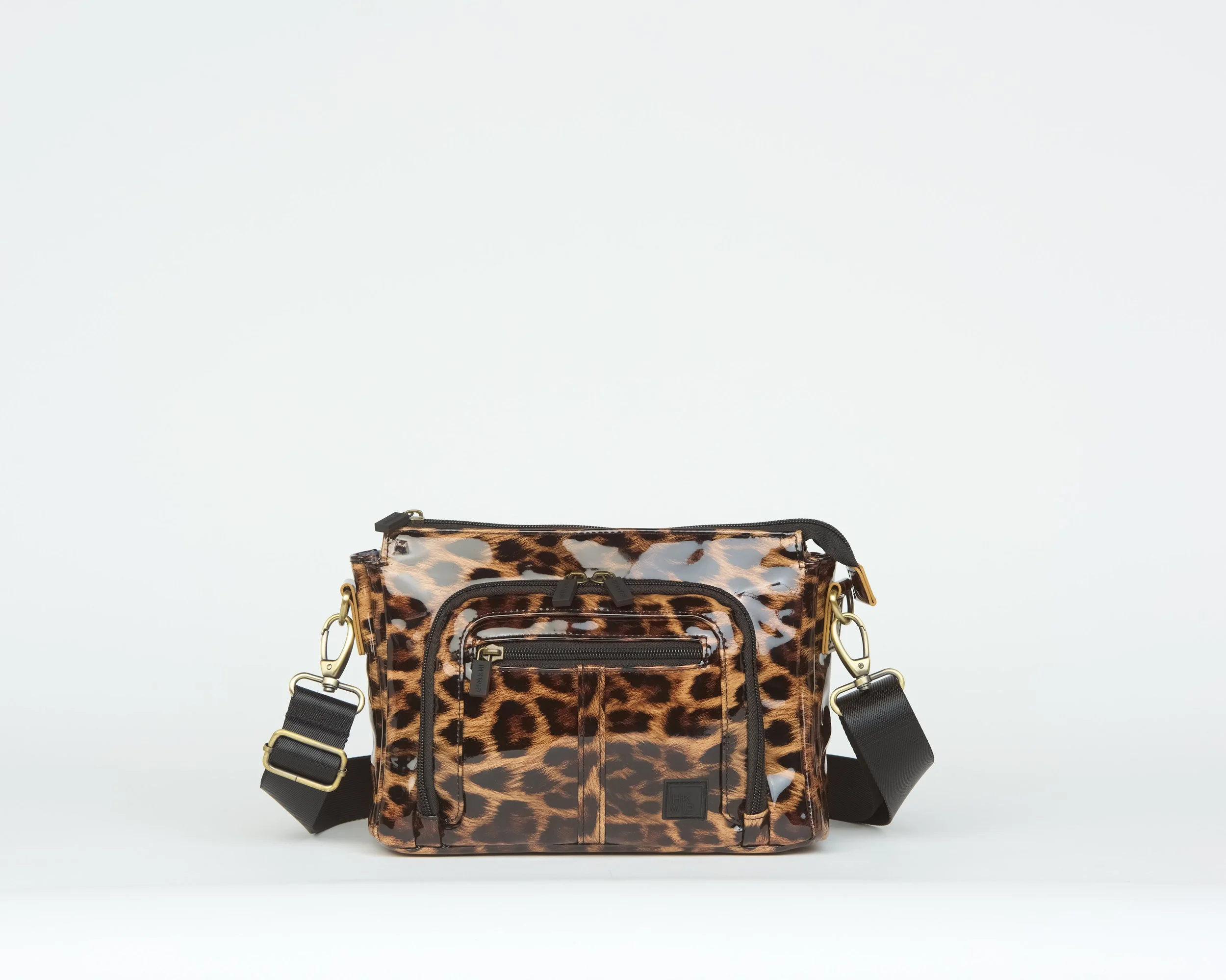THE CONQUER THE DAY CONVERTIBLE CROSSBODY - PATENT LEOPARD