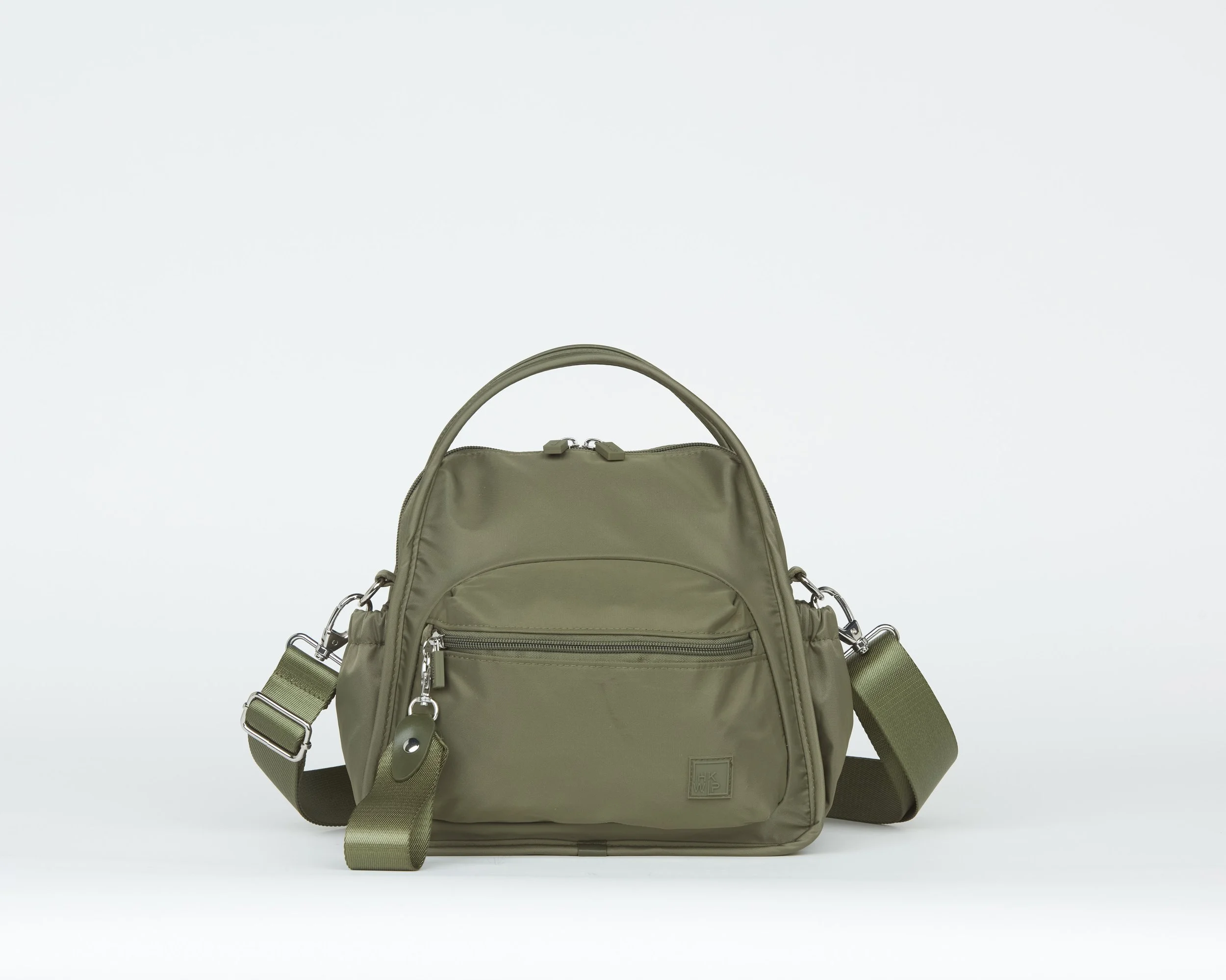 THE ARCHITECT CROSSBODY WITH TOP HANDLES - MILITARY OLIVE
