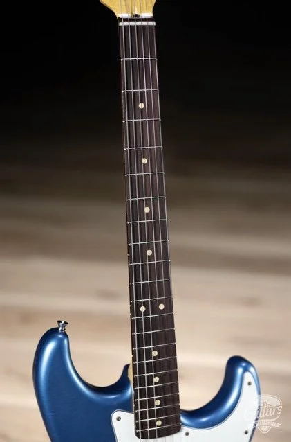 Chris Fleming Series by LSL Instruments. Saticoy Lake Placid Blue with rosewood  board. Sold By Premier Dealer Guitars To be Played in Nashville