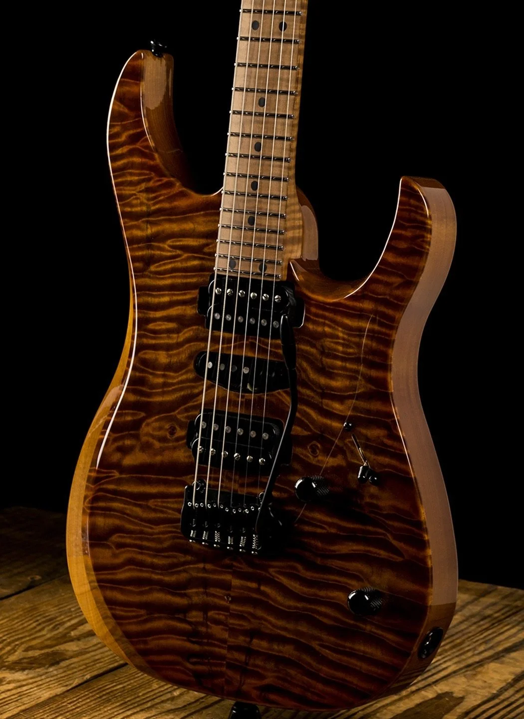 LSL Instruments XT models are modern super s style guitars with 22 or 24 frets and loads of exotic upgrade options. Cocobolo and black Limba, mahogany, quilted maple and custom finishes are common. Ebony or pale moon ebony  or macassar ebony availabl