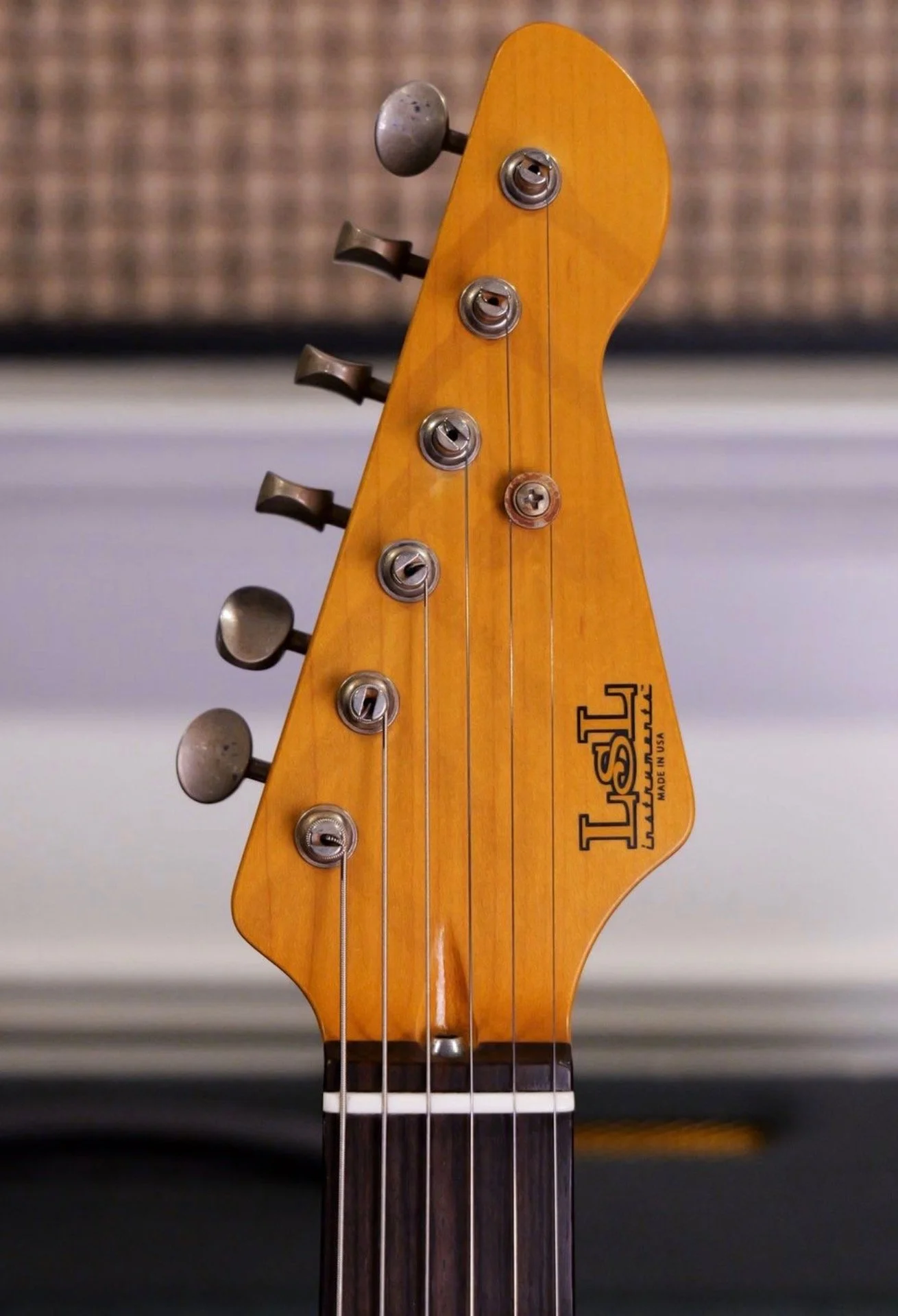 Chris Fleming Series Saticoy in Silver By LSL Instruments. Sold by Watchtower Guitars 