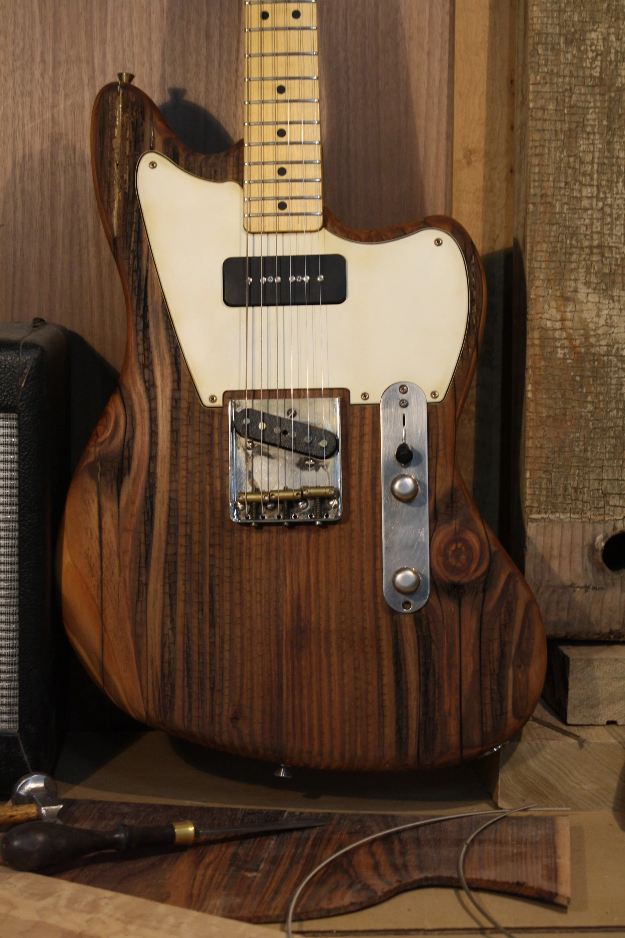 LSL Instruments Offset Guitar Reclaimed pine