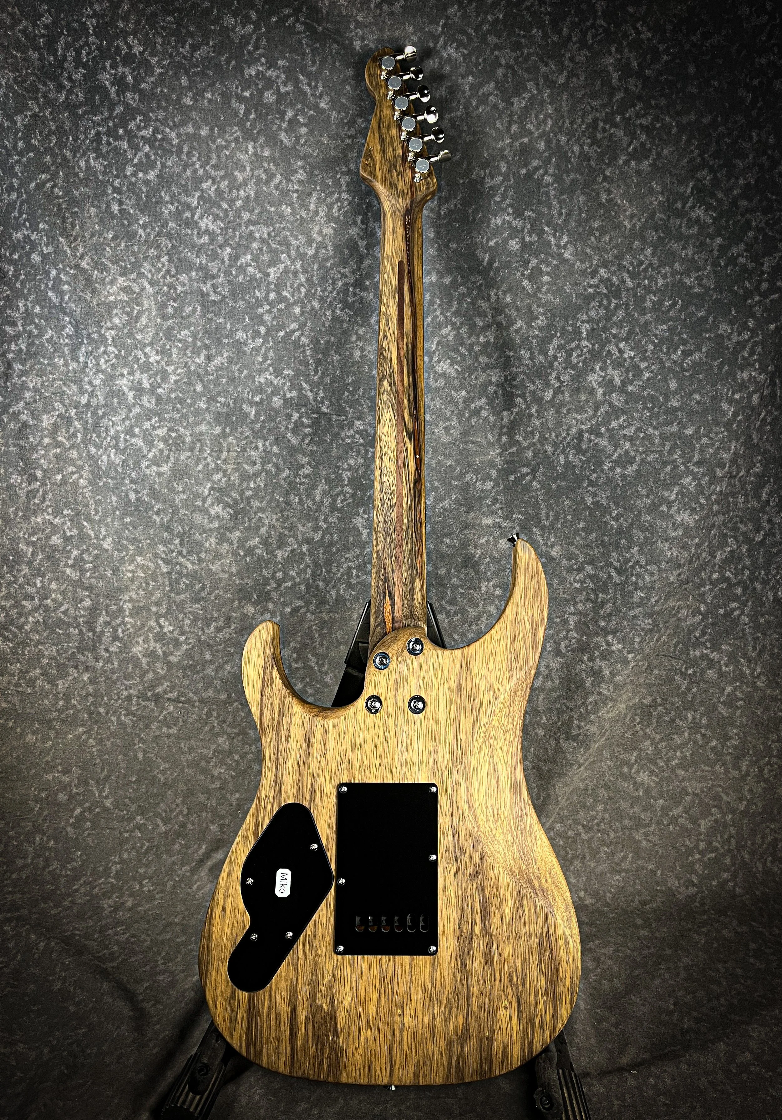 LSL Instruments XT models are modern super s style guitars with 22 or 24 frets and loads of exotic upgrade options. Cocobolo and black Limba, mahogany, quilted maple and custom finishes are common. Ebony or pale moon ebony  or macassar ebony availabl