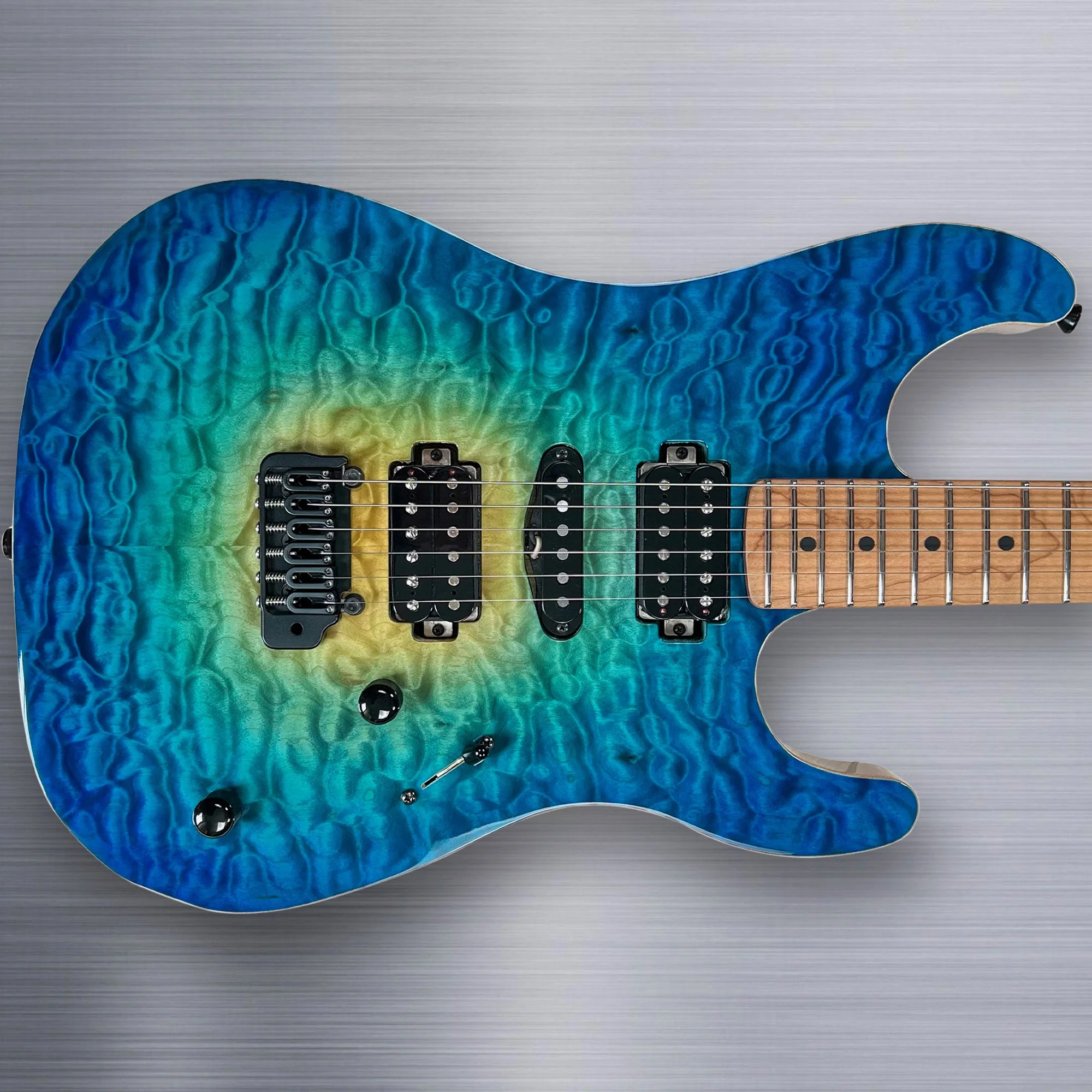Island burst quilted maple xt3dx by LSL instruments 