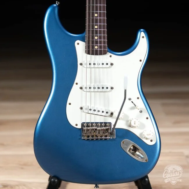Chris Fleming Series by LSL Instruments. Saticoy Lake Placid Blue with rosewood  board. Sold By Premier Dealer Guitars To be Played in Nashville