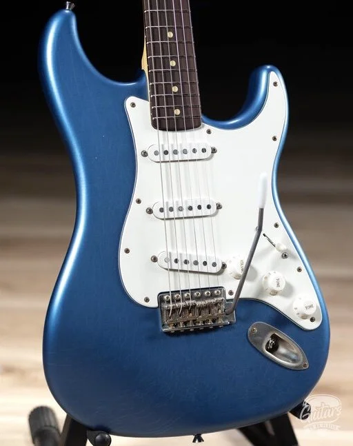 Chris Fleming Series by LSL Instruments. Saticoy Lake Placid Blue with rosewood  board. Sold By Premier Dealer Guitars To be Played in Nashville
