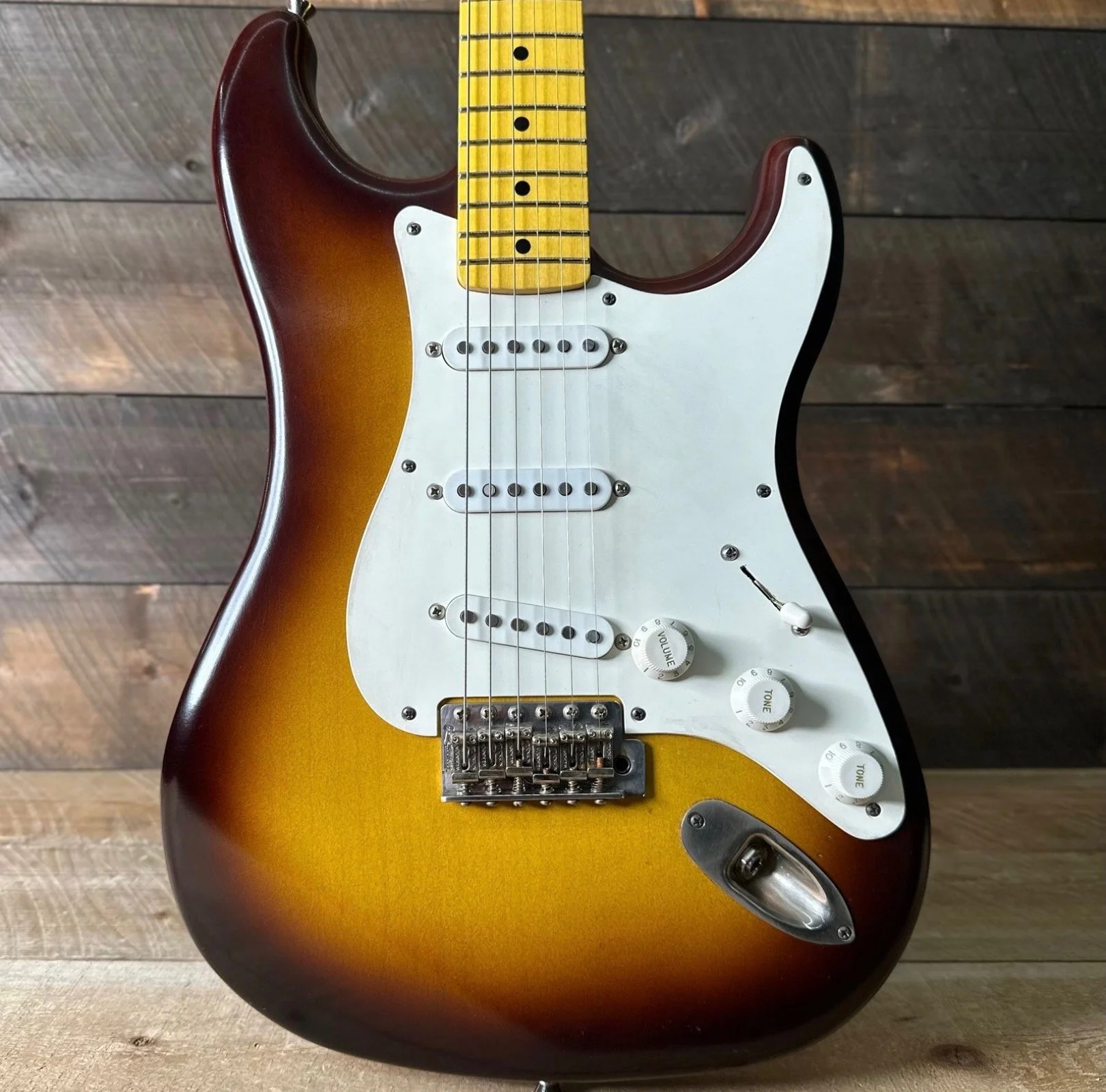 Chris Fleming Series Saticoy in Tobacco Burst By LSL Instruments. Sold by Quimper Sounds