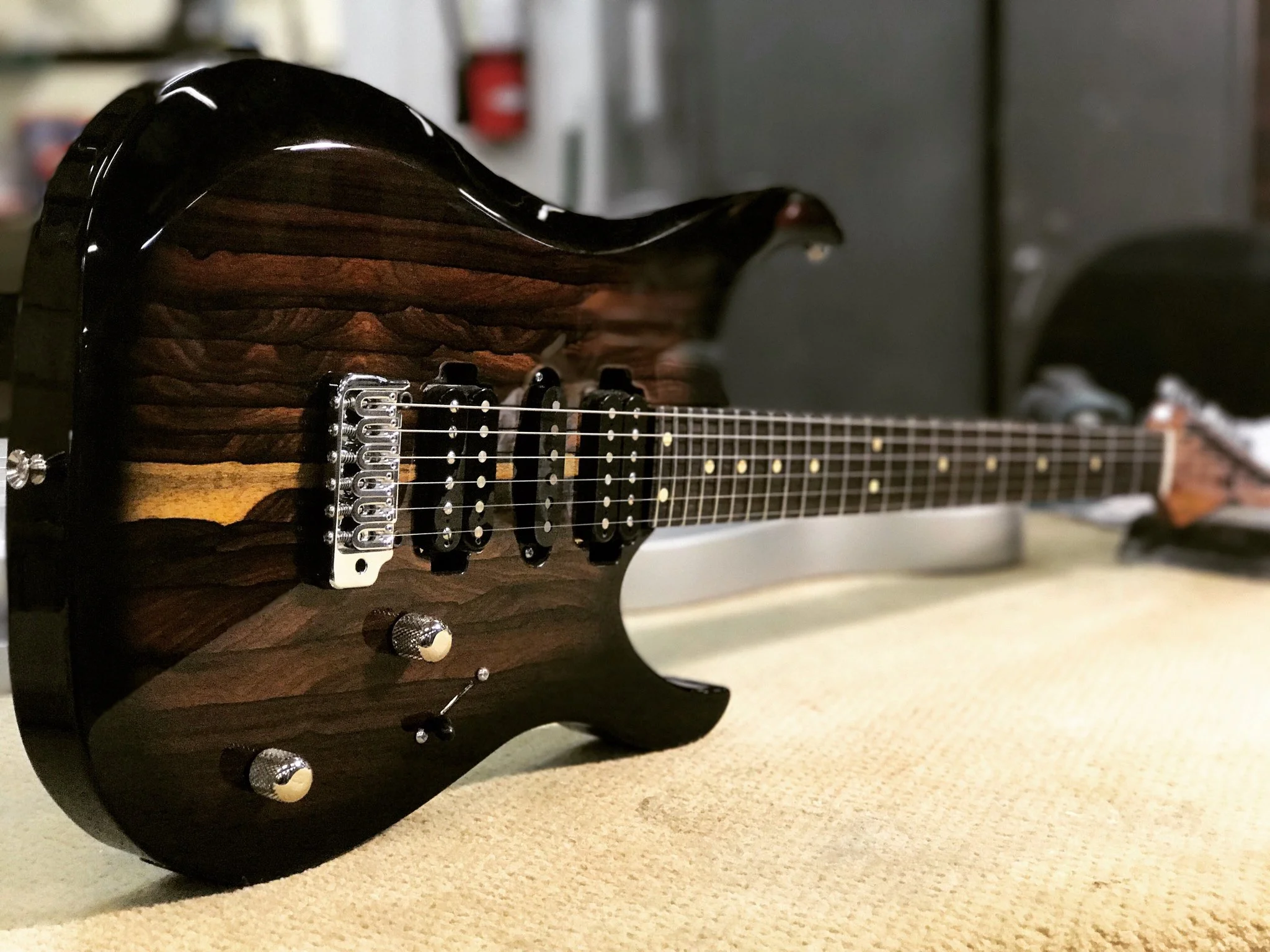 Zyricote 24 fret exotic guitar by lsl instruments