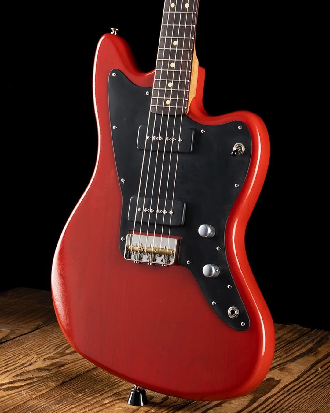 LSL Instruments Offset Guitar Red color