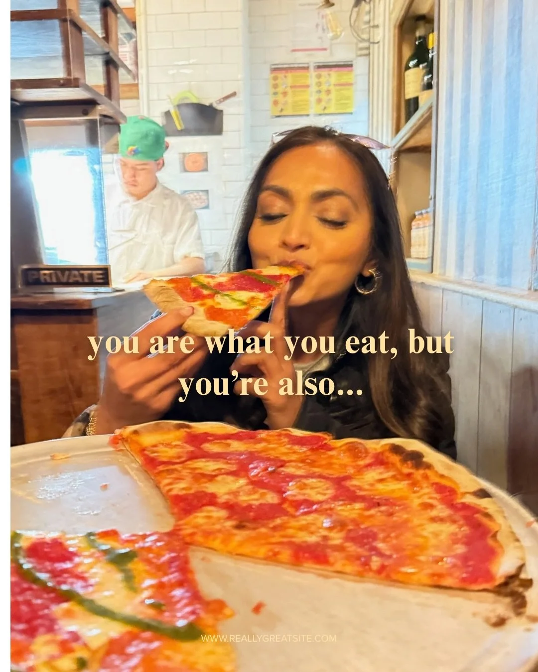 We always hear, &ldquo;You are what you eat.&rdquo; But I think you&rsquo;re also what you consume in every part of your life. 🤍

The conversations you entertain.
The energy you allow around you.
The people you keep close.
The habits you repeat.
Wha
