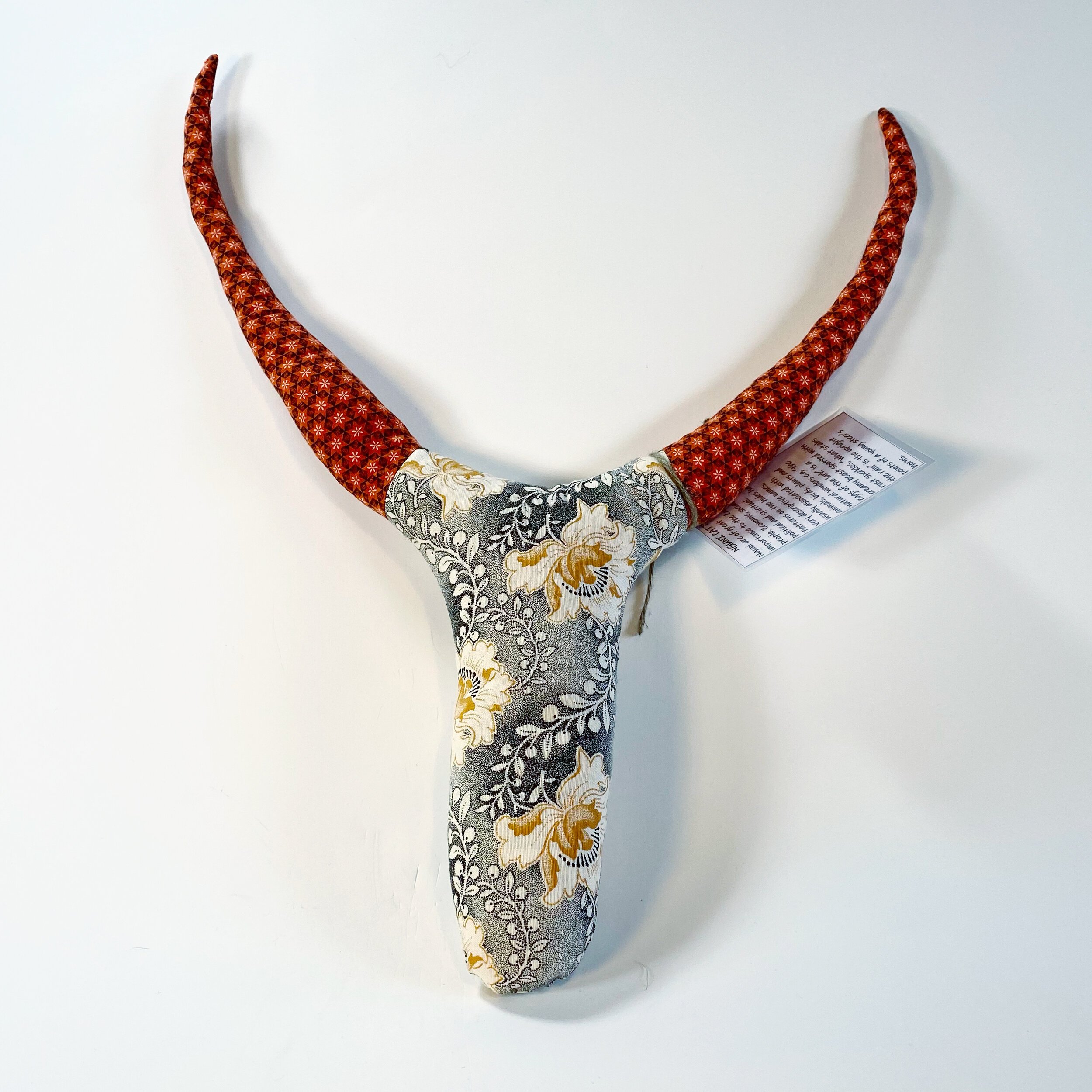 Handmade Shweshwe cloth Nguni Heads