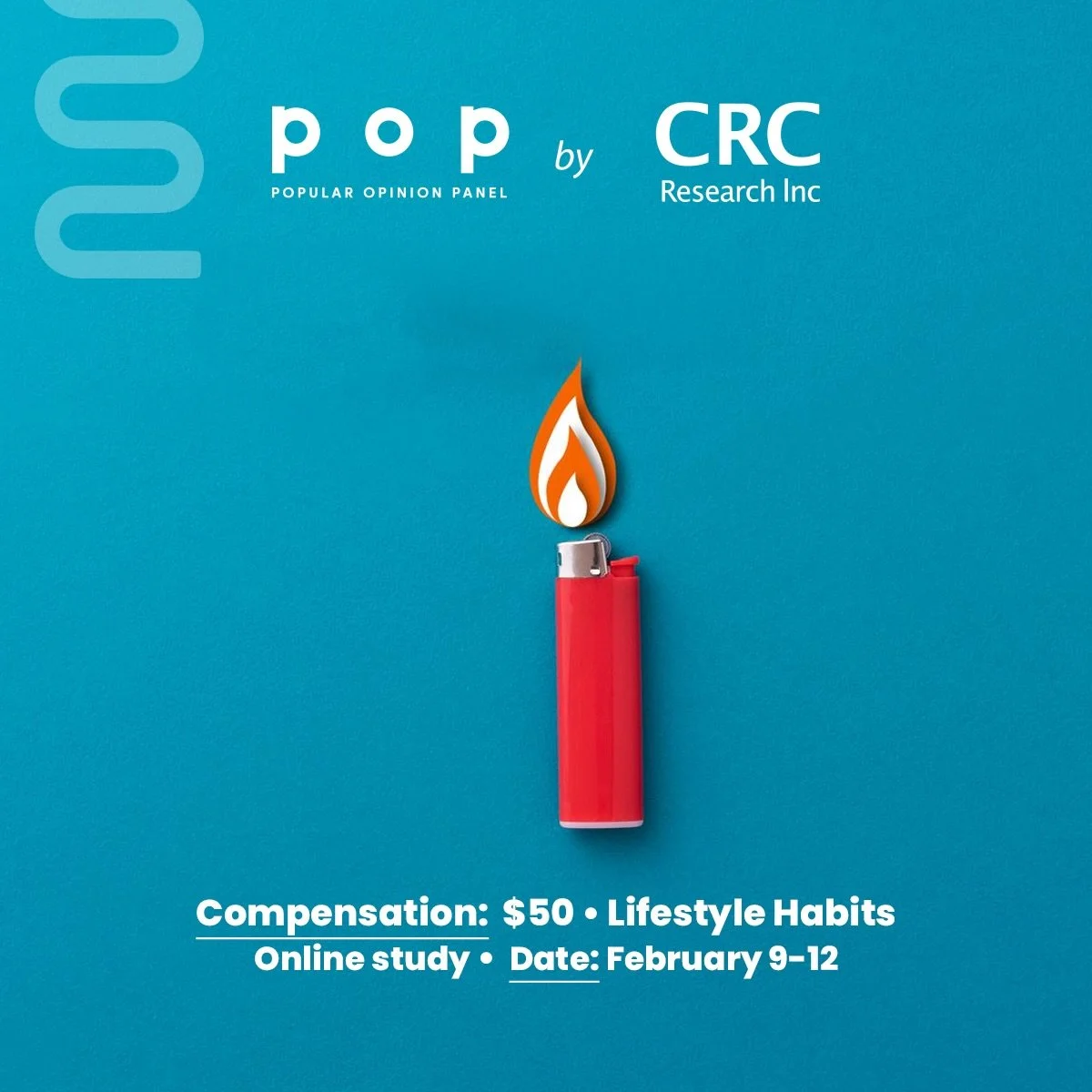Let&rsquo;s talk about your lifestyle habits.
 
We are conducting a paid on-line study on the topic of Lifestyle habits
 
More info, including the pre-screening survey, can be found at the link in our bio ‼️
 
[Image description: The background is bl