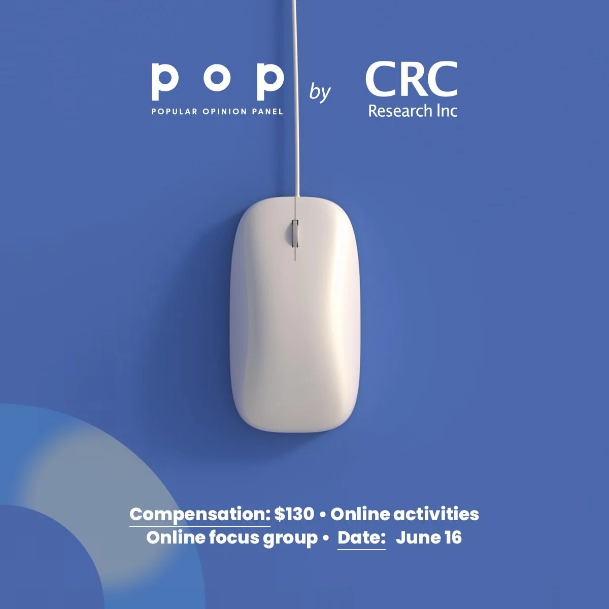We hear you loud and clear
 
We are conducting a paid online focus group on the topic of online activities.
 
More info, including the pre-screening survey, can be found at the link in our bio ‼️
 
[Image description: The background is Purple. There 