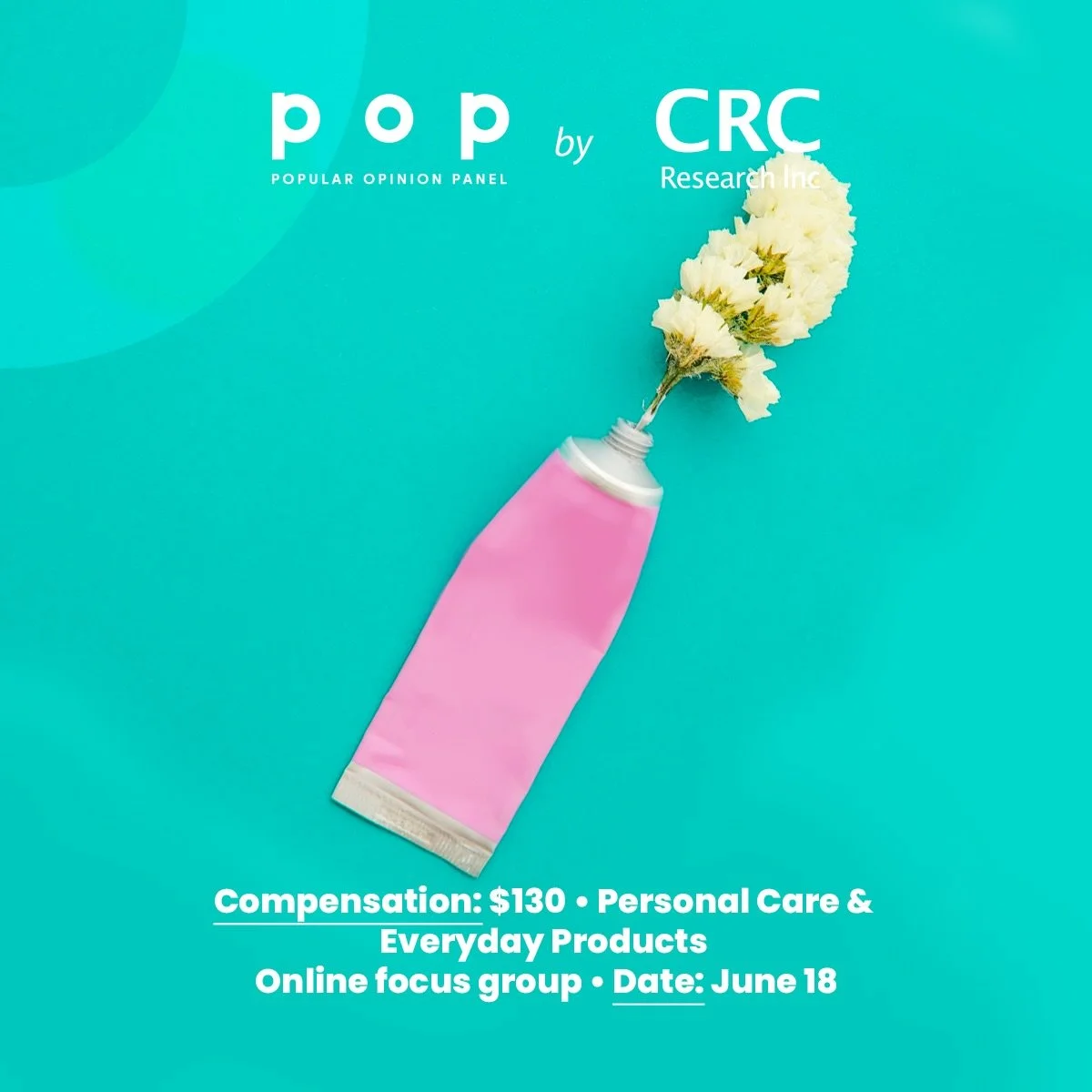 Give us your opinion on this
 
We are conducting a paid online focus group on the topic of Personal Care &amp; Everyday Products.
 
More info, including the pre-screening survey, can be found at the link in our bio ‼️
 
[Image description: The backgr