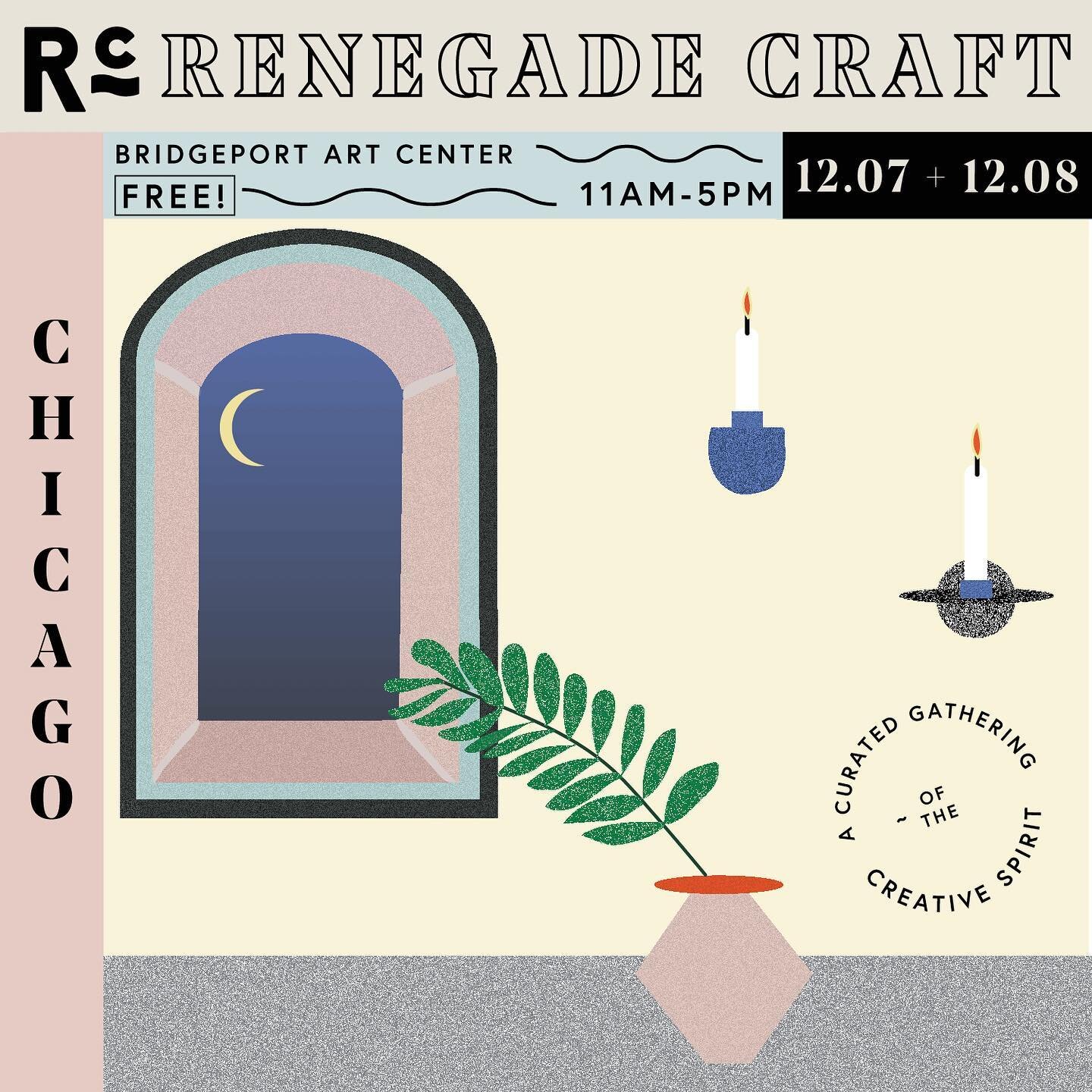 See you at @renegadecraft in exactly two months, Chicago 😍🥰