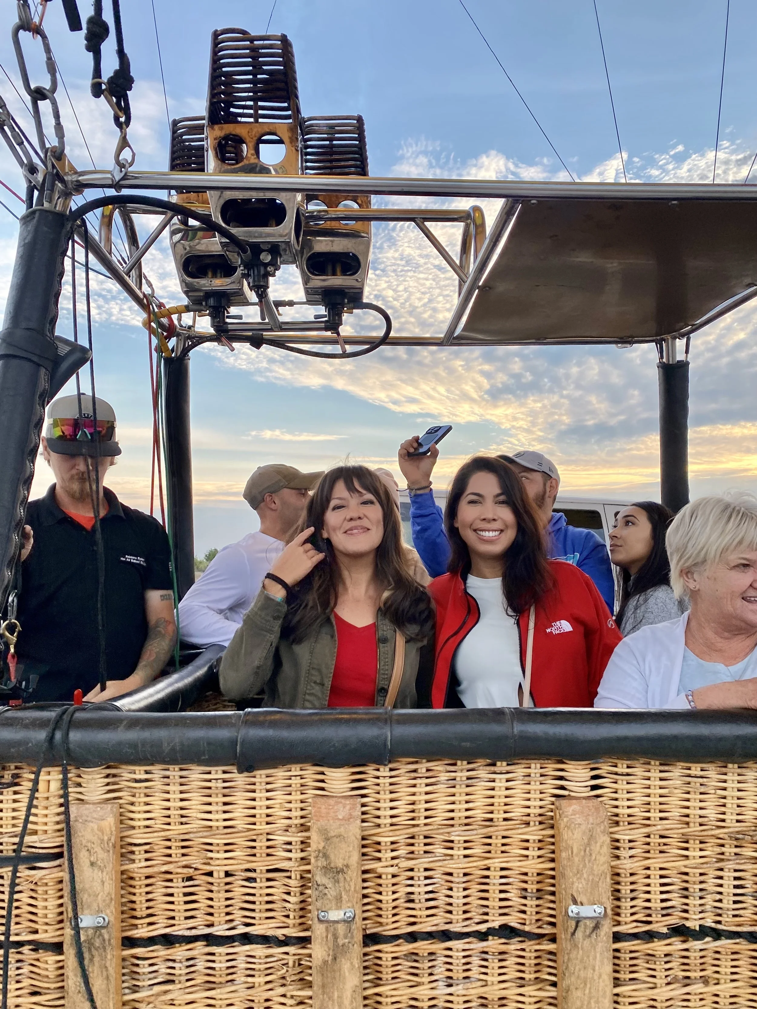 My first hot air balloon ride in Albuquerque, NM, in 2022.