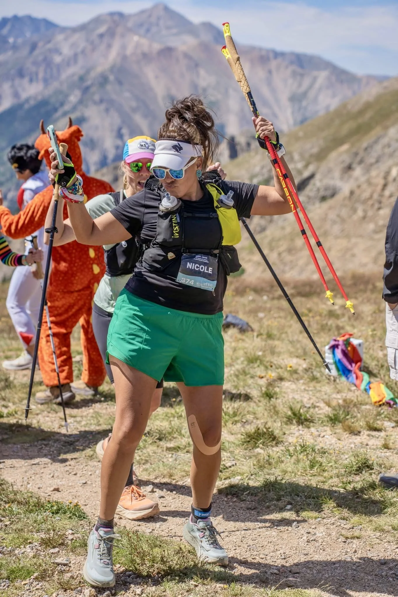 When you summit Hope Pass in Colorado at 12,500 ft, you do a little dance to celebrate!