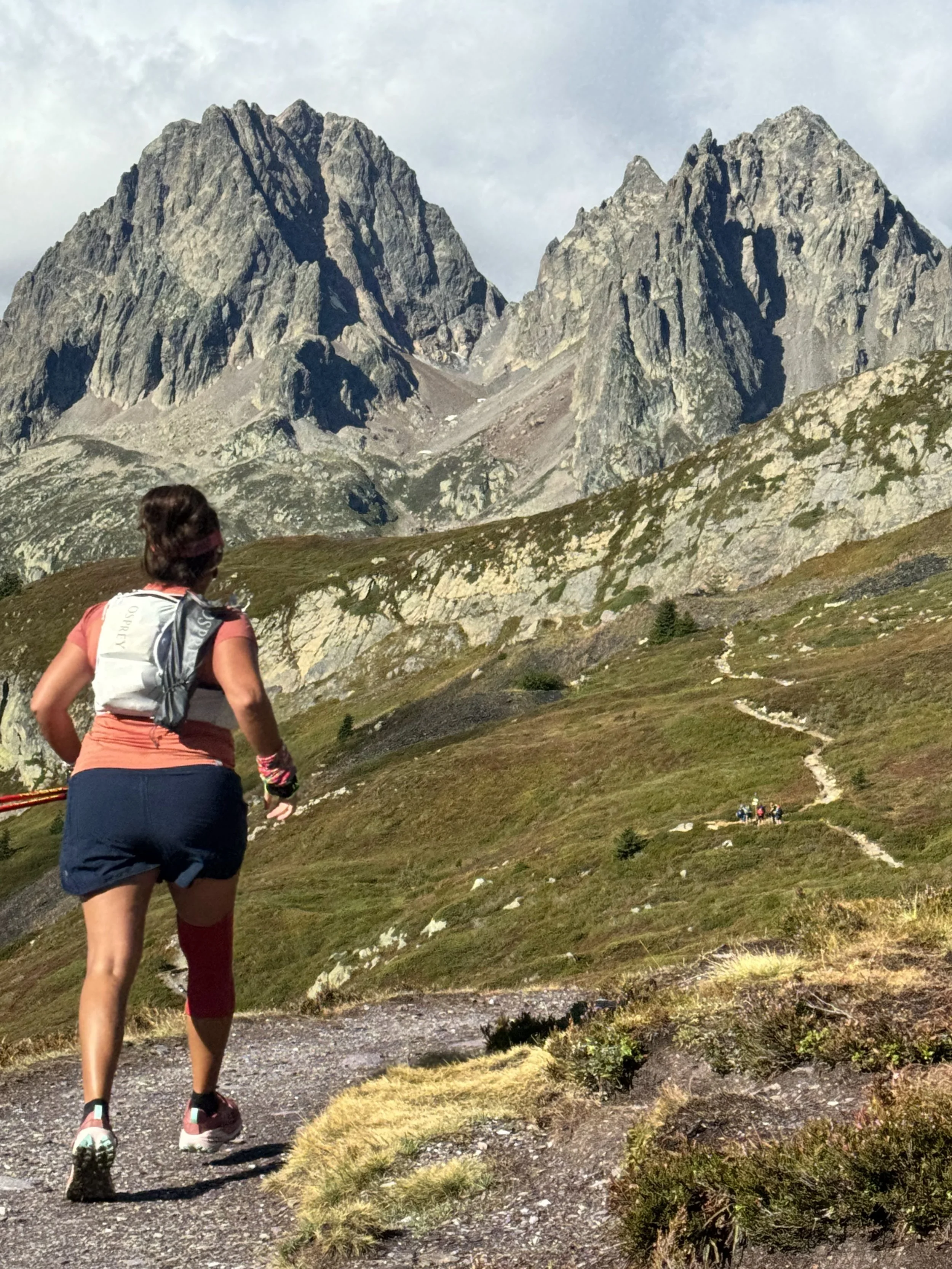 Running in the Alps in France