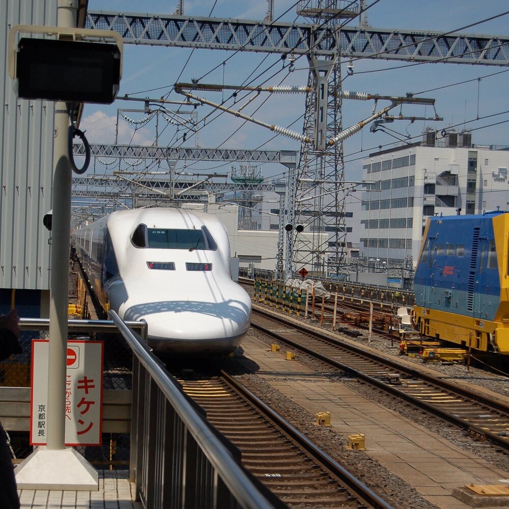 Japanese fast train in Tokyo
