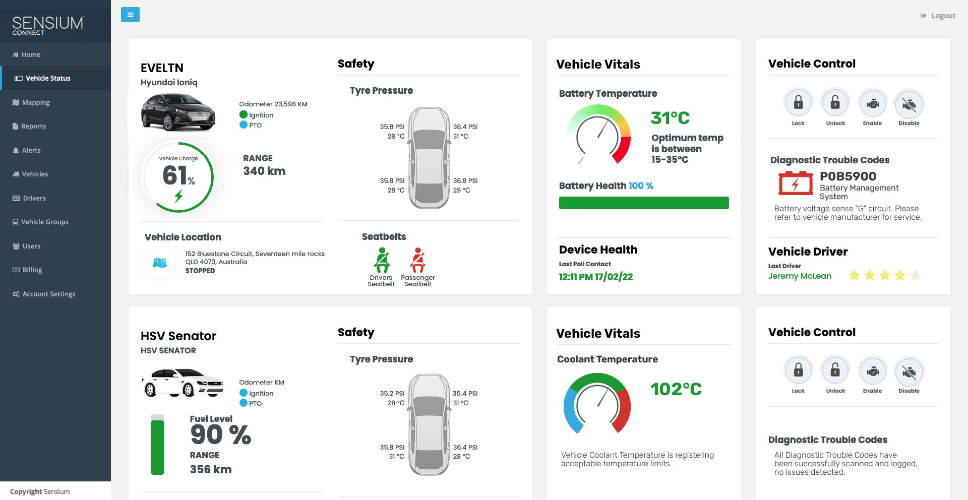 Fleet Managers Can Now Live-Manage Electric and Internal Combustion Engine Powered Vehicles Side-by-Side