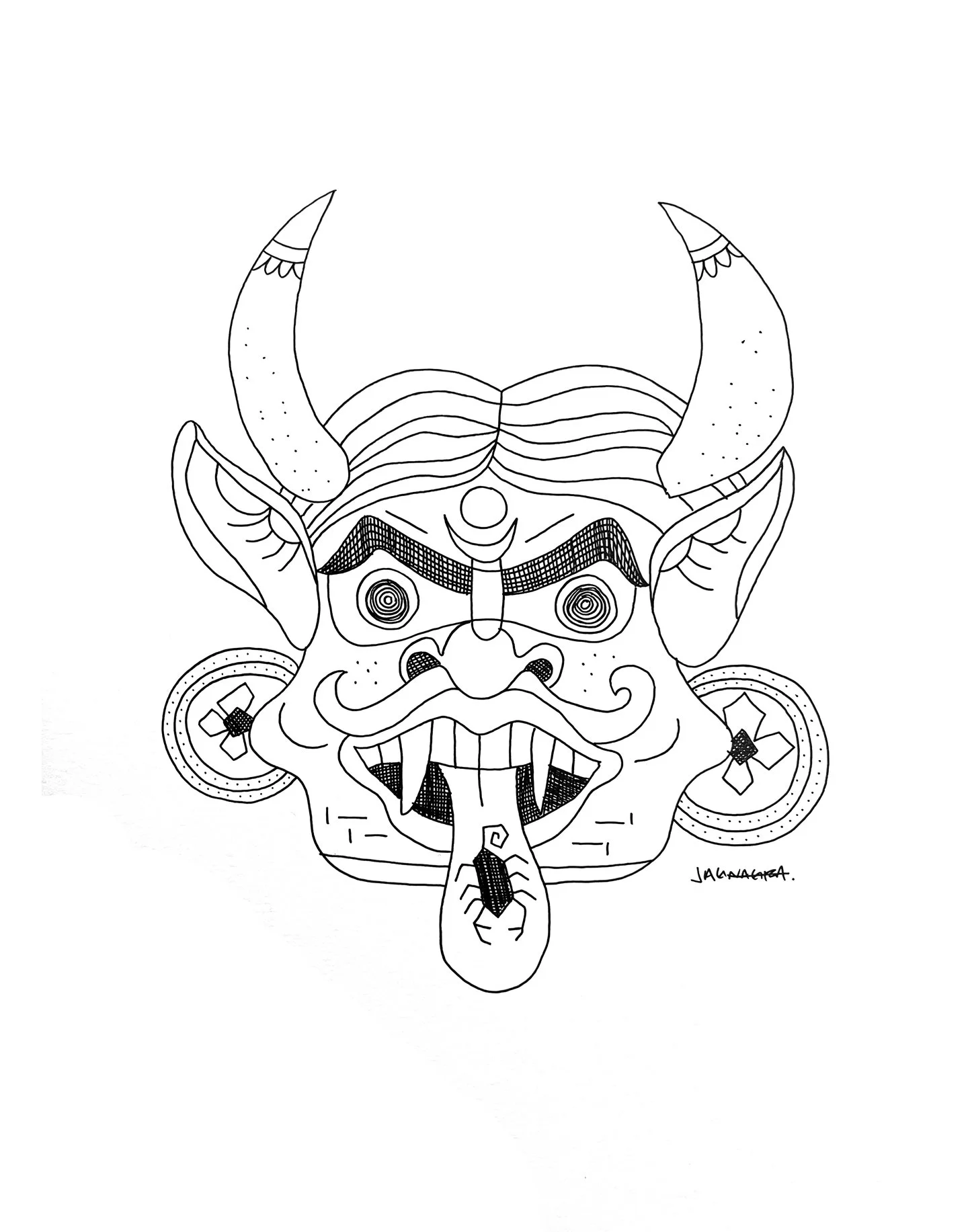 Nazar Battu (hand drawn)