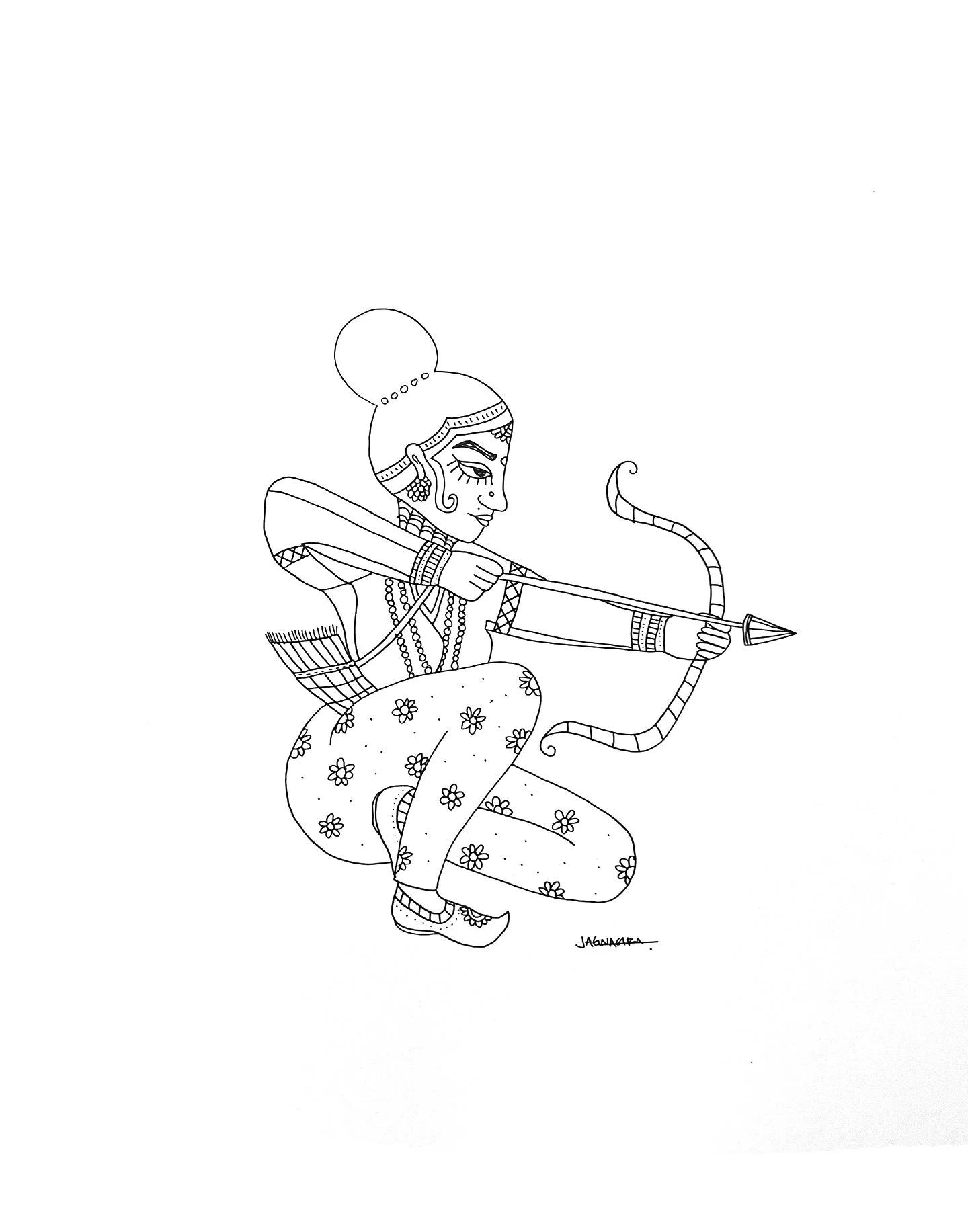 We are warriors (hand drawn)