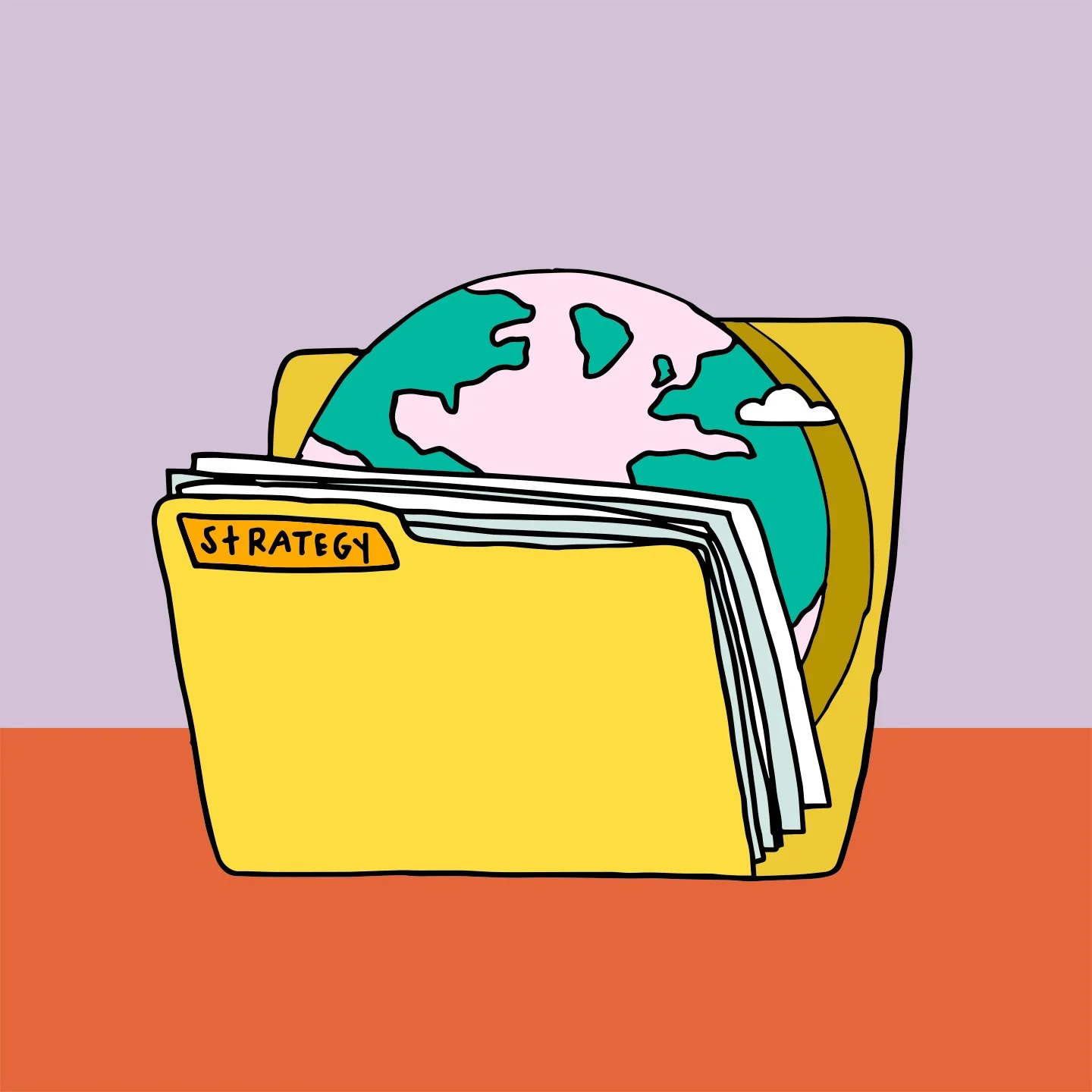 Global entrepreneurs: spot illustration for Canadian Business magazine