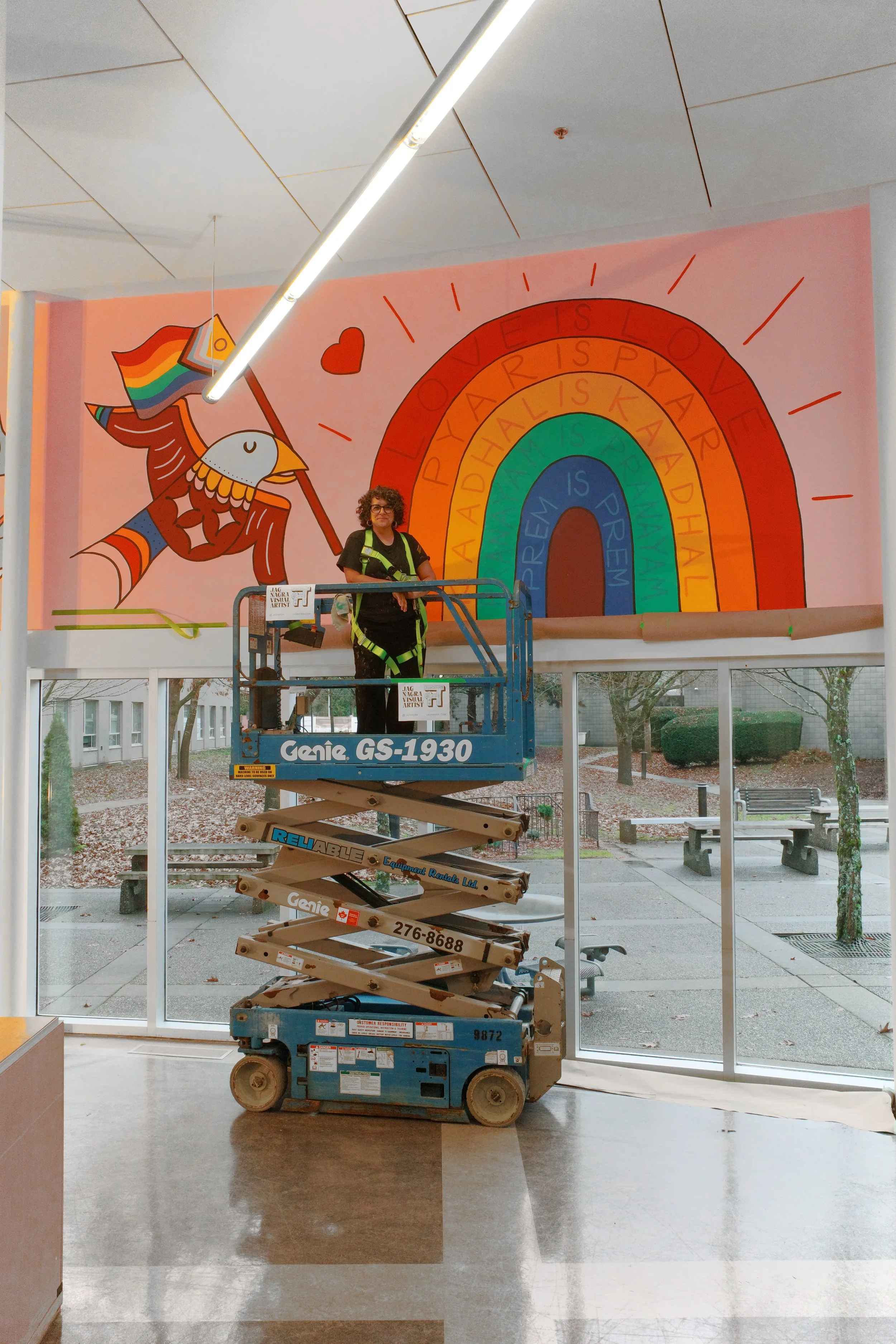 Pride Mural at Kwantlen Polytechnic University, Surrey B.C. 2026