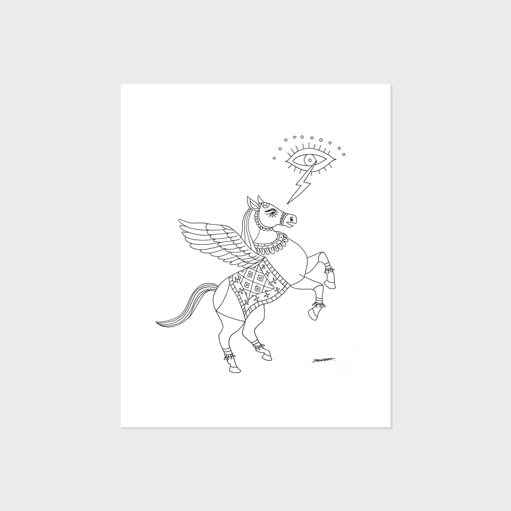 Year of the Horse (hand drawn)