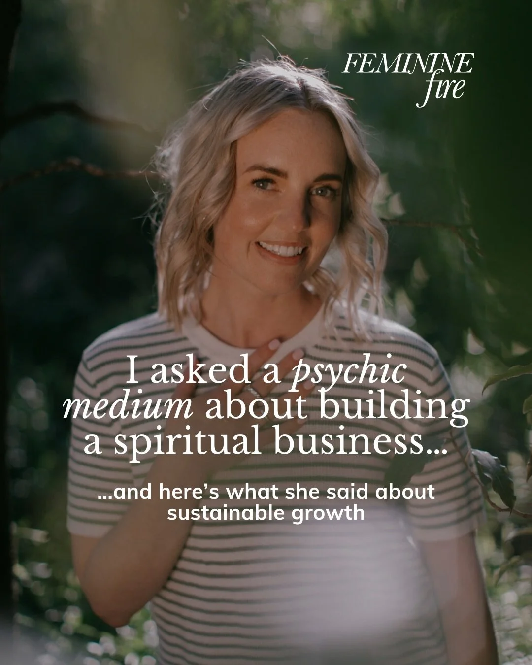 Leading psychic medium and chart-topping podcast host @jessicalynnemediumship came on the Feminine Fire Podcast to talk about what it really takes to build a wildly in-demand spiritual business.

Comment PODCAST and I&rsquo;ll send you the episode 🎙