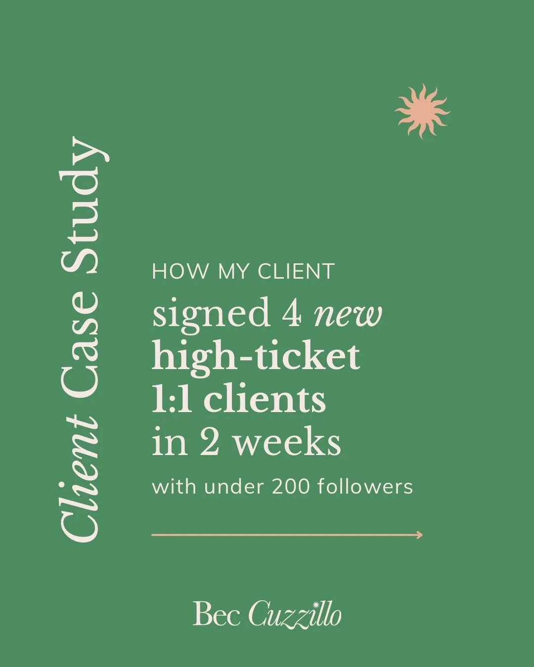 Making more sales and creating consistent cash in your spiritual business doesn&rsquo;t come from doing MORE.

It comes from building a simple, repeatable pathway to sales.

And sometimes &ndash; it&rsquo;s about refining what&rsquo;s already working