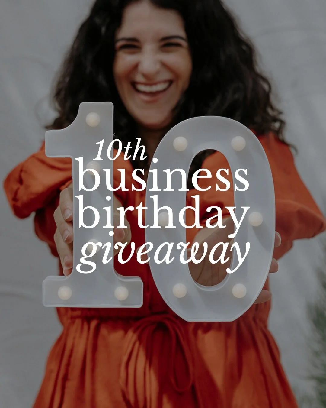 10th BUSINESS BIRTHDAY GIVEAWAY 💃🏻🔥

Today is my 10th business birthday&hellip;and we&rsquo;re going BIG! 🎉

Over the past decade I&rsquo;ve had the honour of working with hundreds of incredible women, building this community, and doing work that