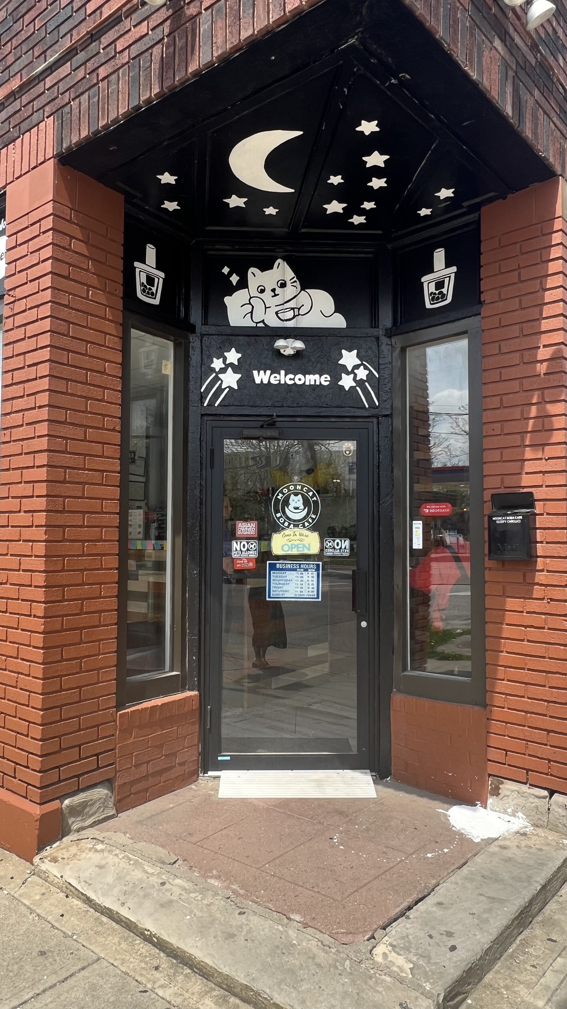 Mooncat Boba Cafe Mural