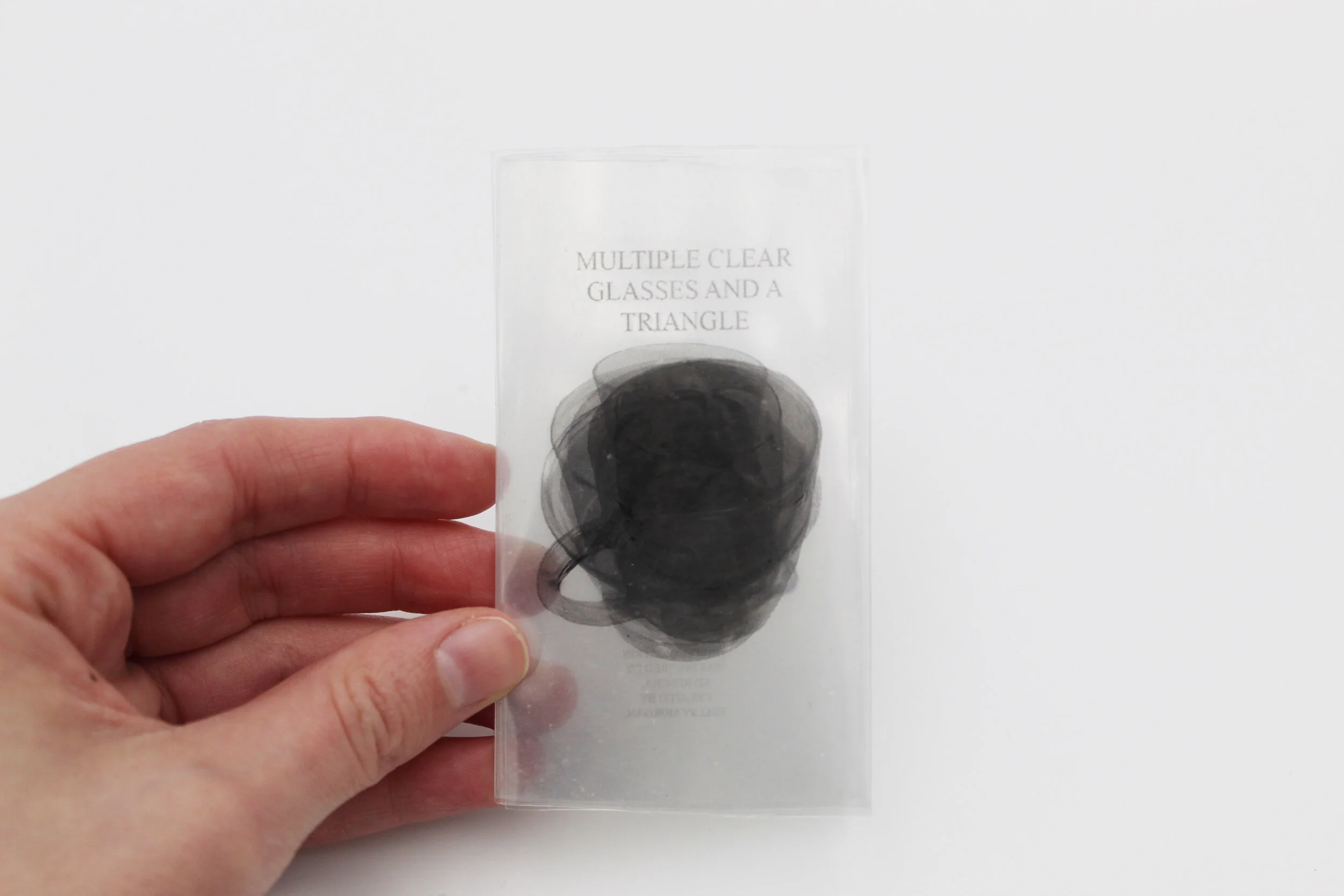 Multiple Clear Glasses And a Triangle: An Ode to Ed Ruscha, Inkjet on Transparency

3 3/4x 2 inches, 2019

Edition of 3