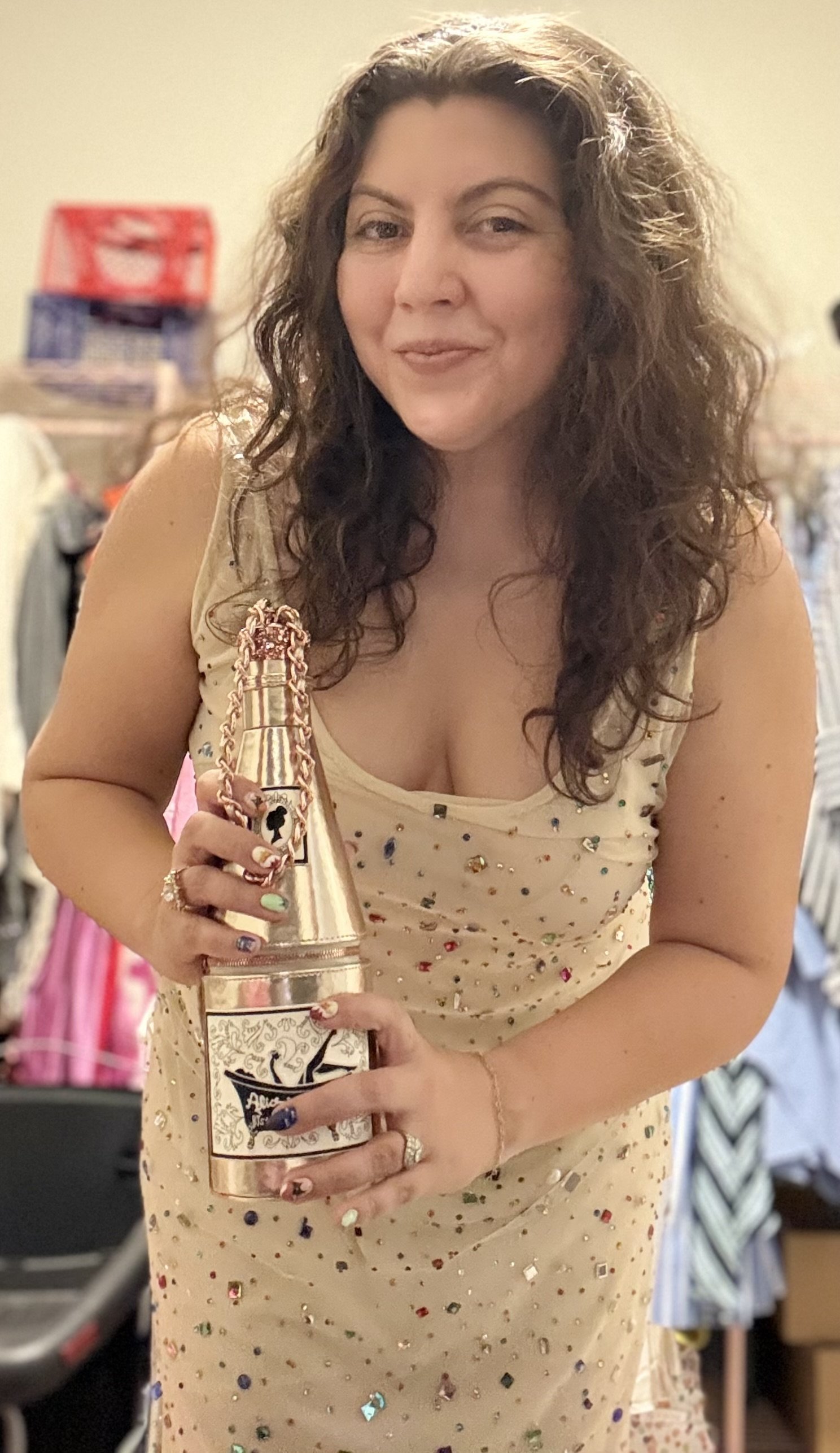 Anthropologie Let Me Be Rhinestone Dress