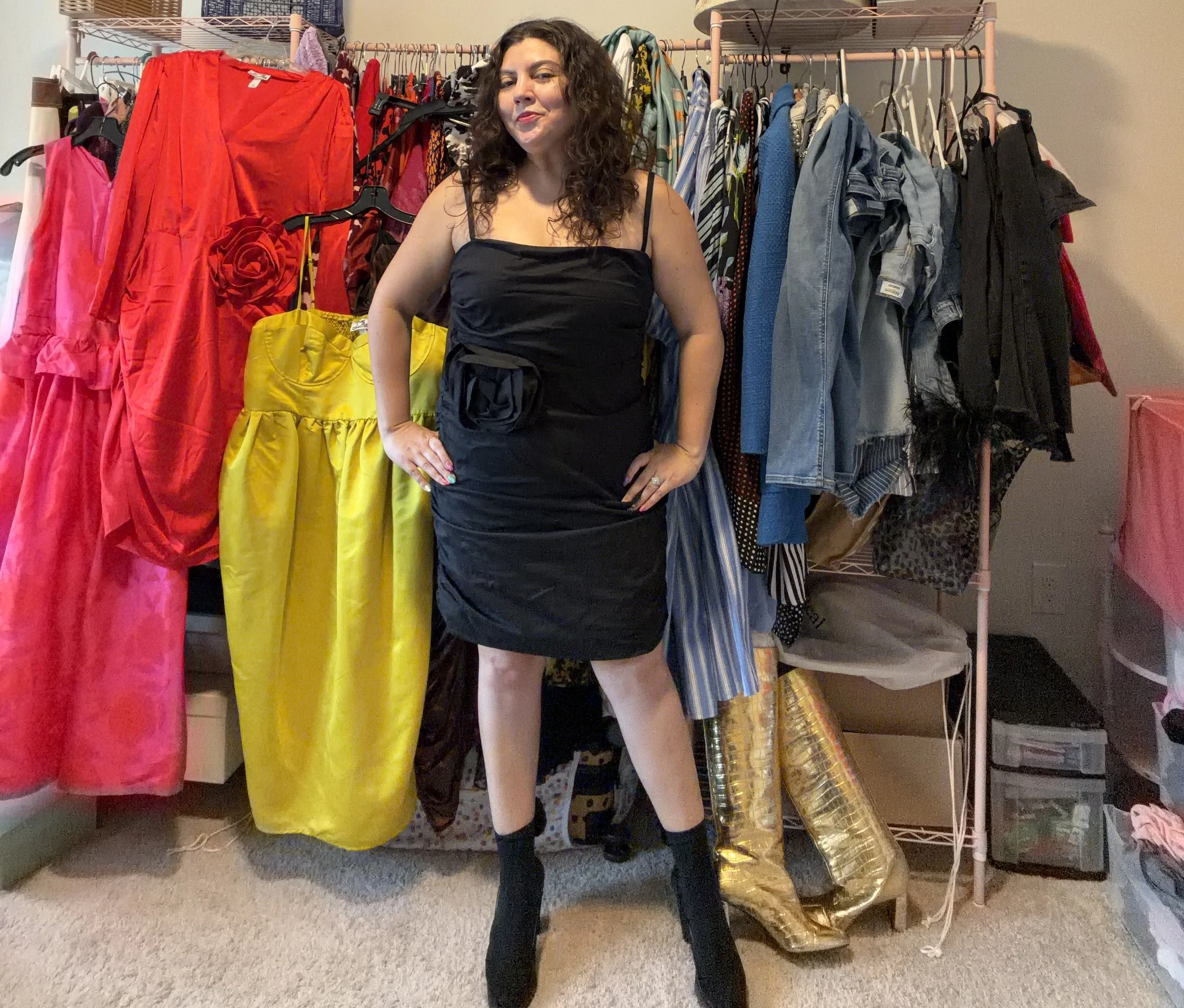 Steve Madden Rosette Dress