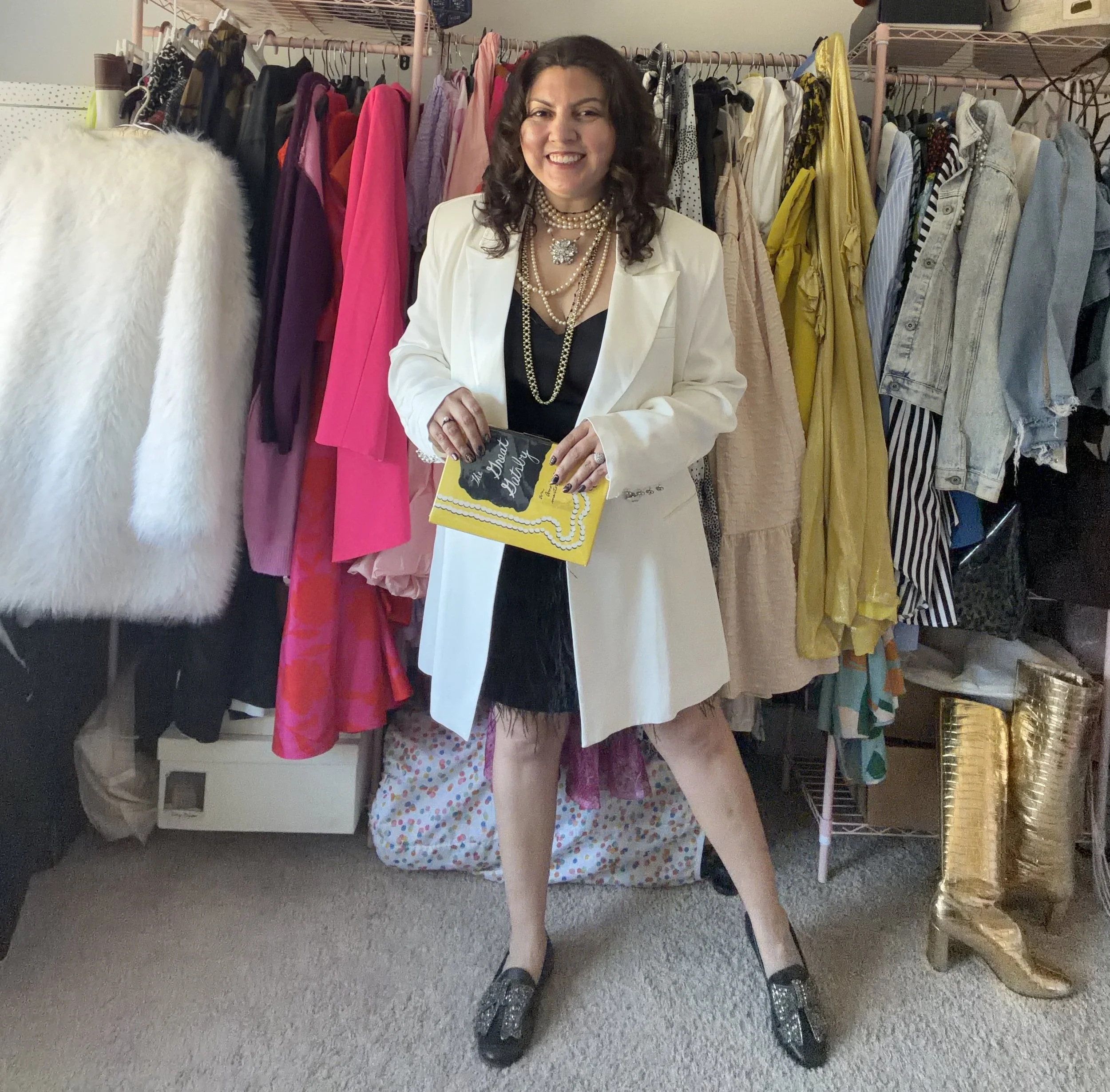 Great Gatsby-inspired outfit