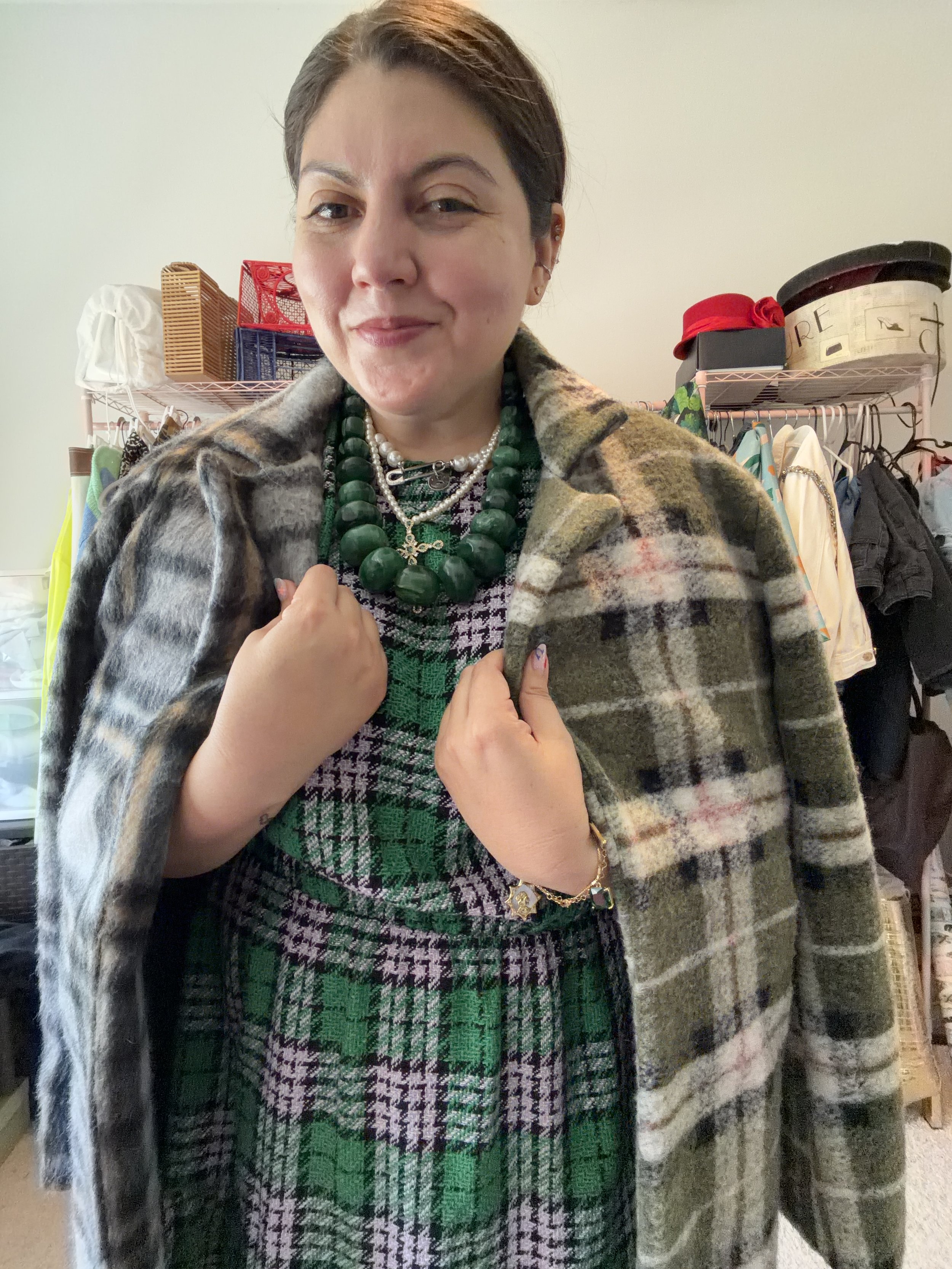 Green Plaid Coat St. Patrick's Day 2026